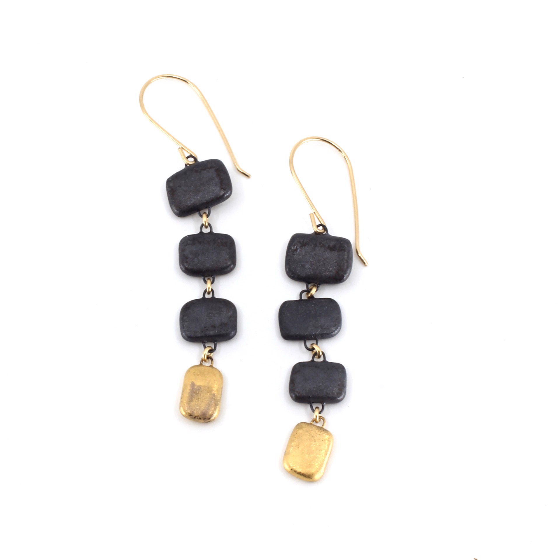 Astraya Earrings (Black) by Jessica Wertz