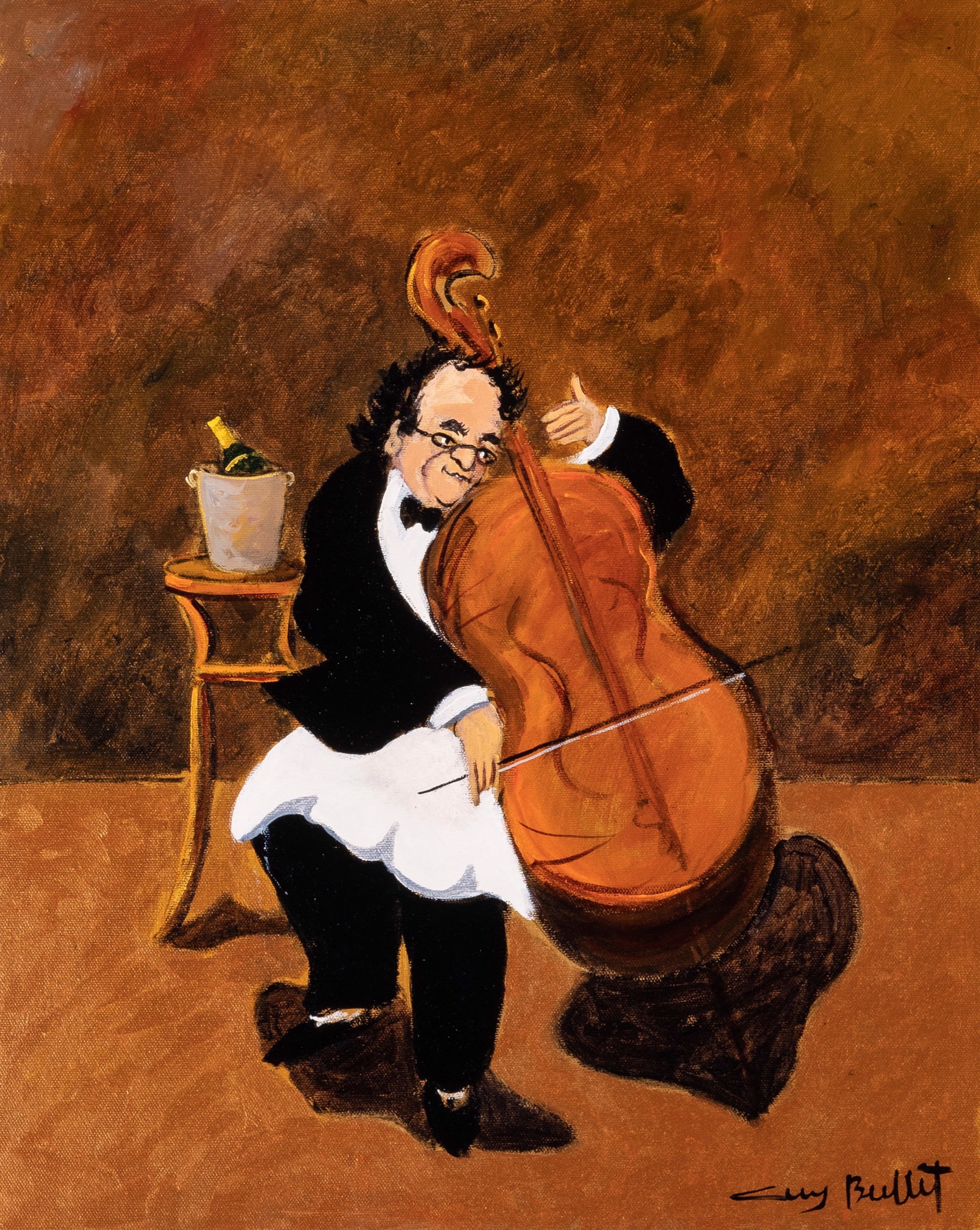 Perrier Jouet Quartet Suite - The Cello by Guy Buffet