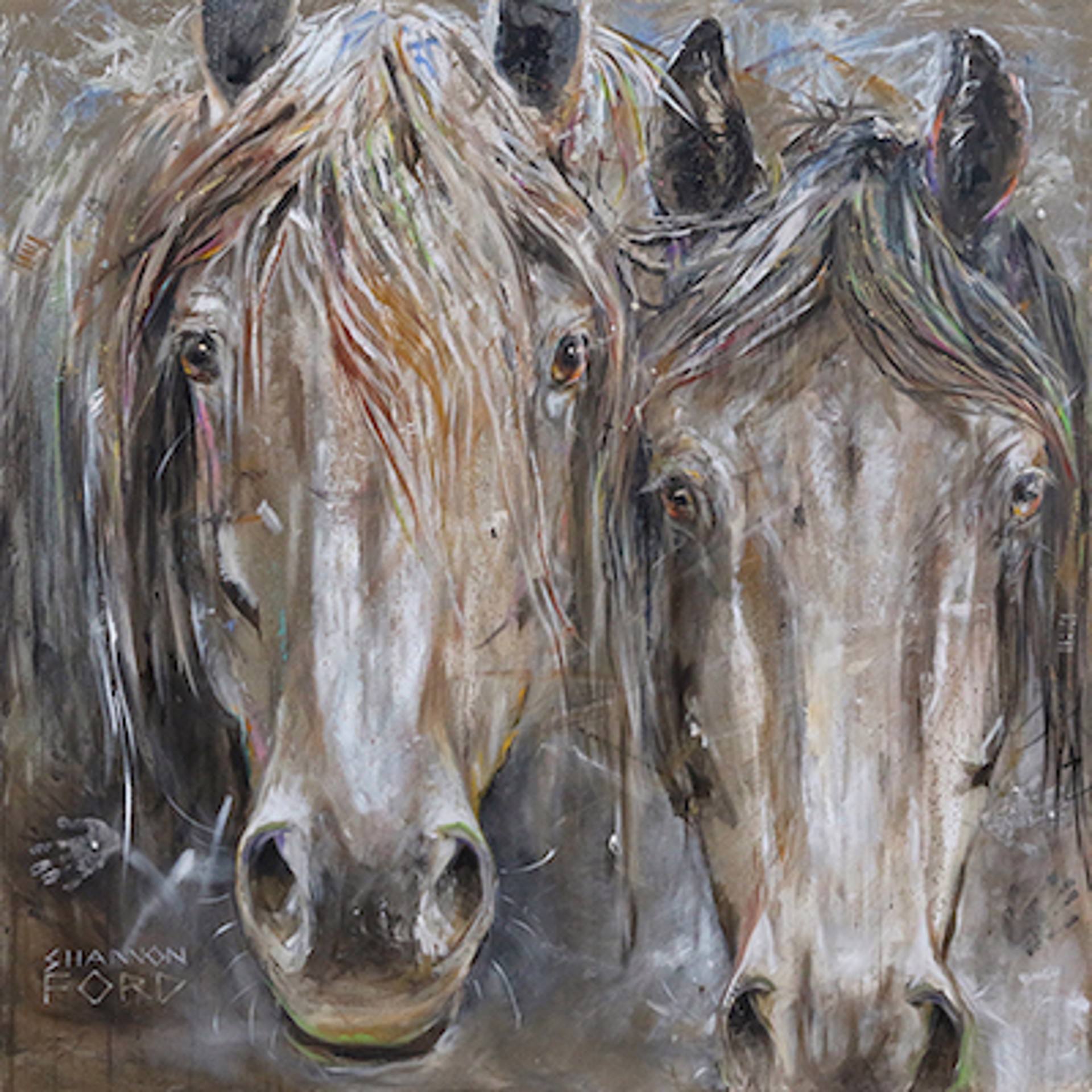 Two Lusitanos by Shannon Ford