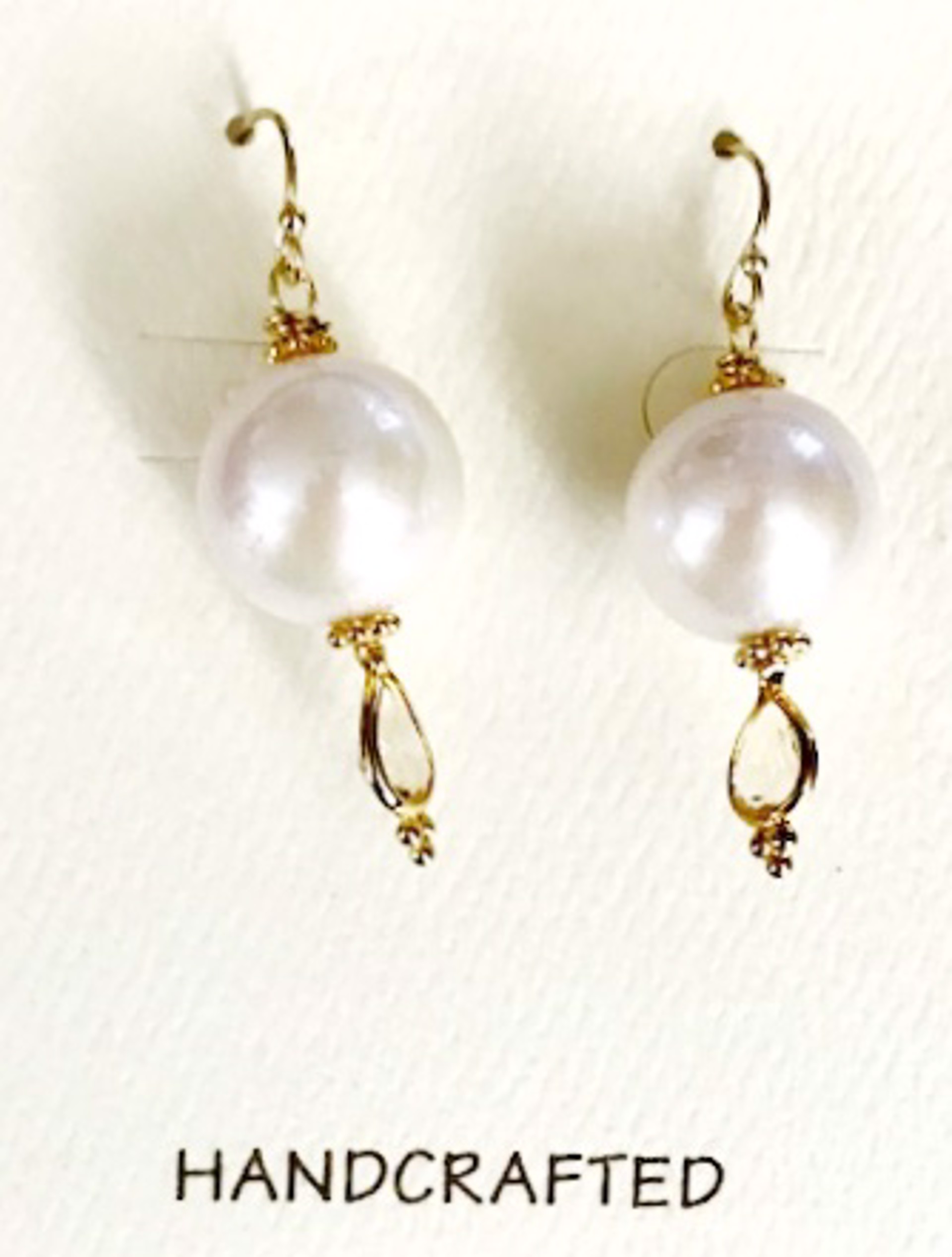Earrings - Large Freshwater Pearls by Bonnie Jaus
