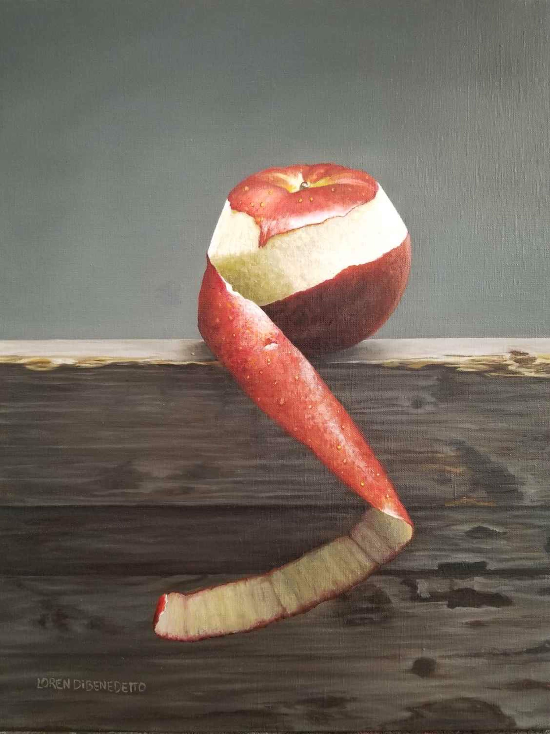 Peeling Apple by Loren DiBenedetto