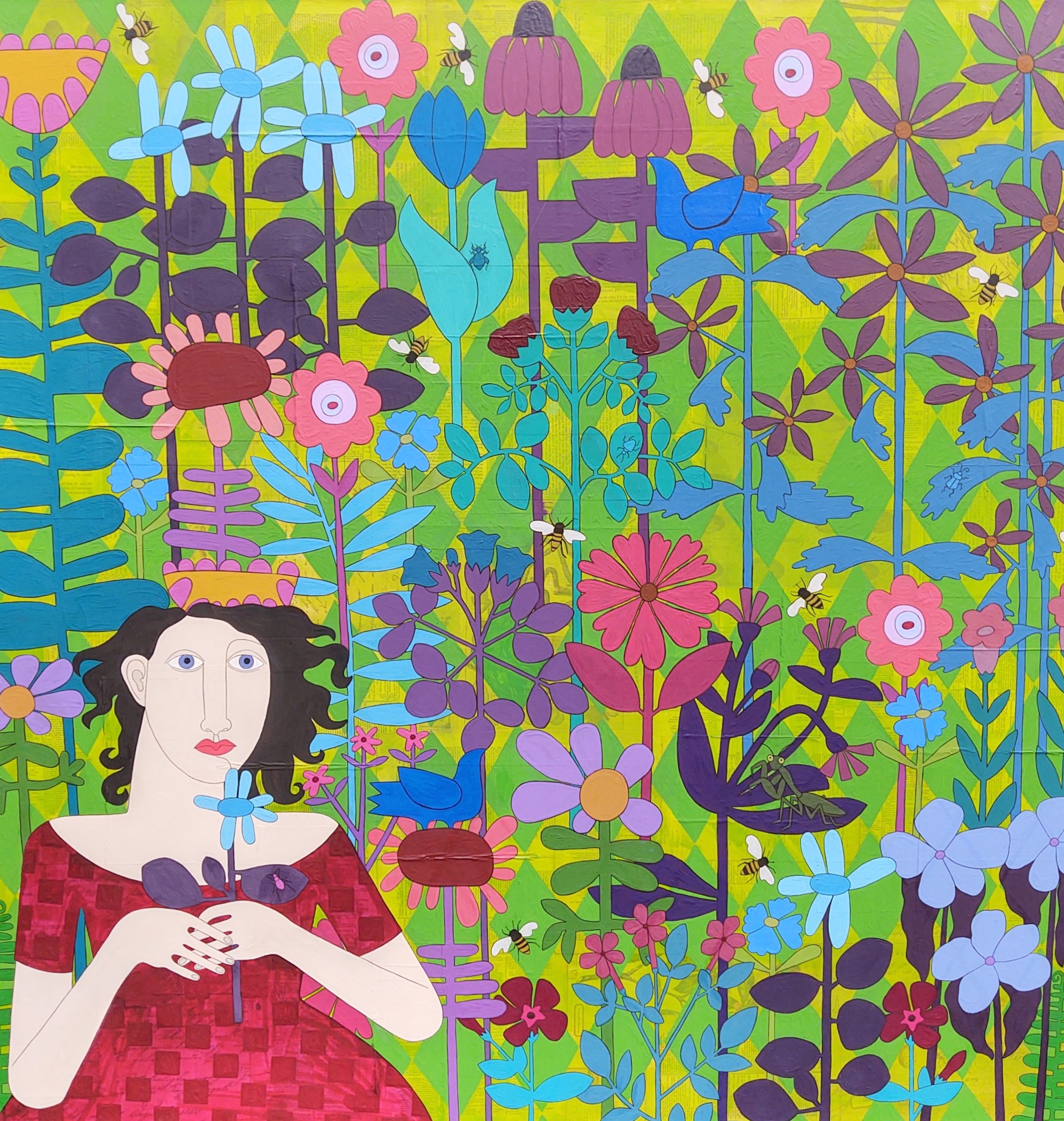 In Her Garden by Irene Gates