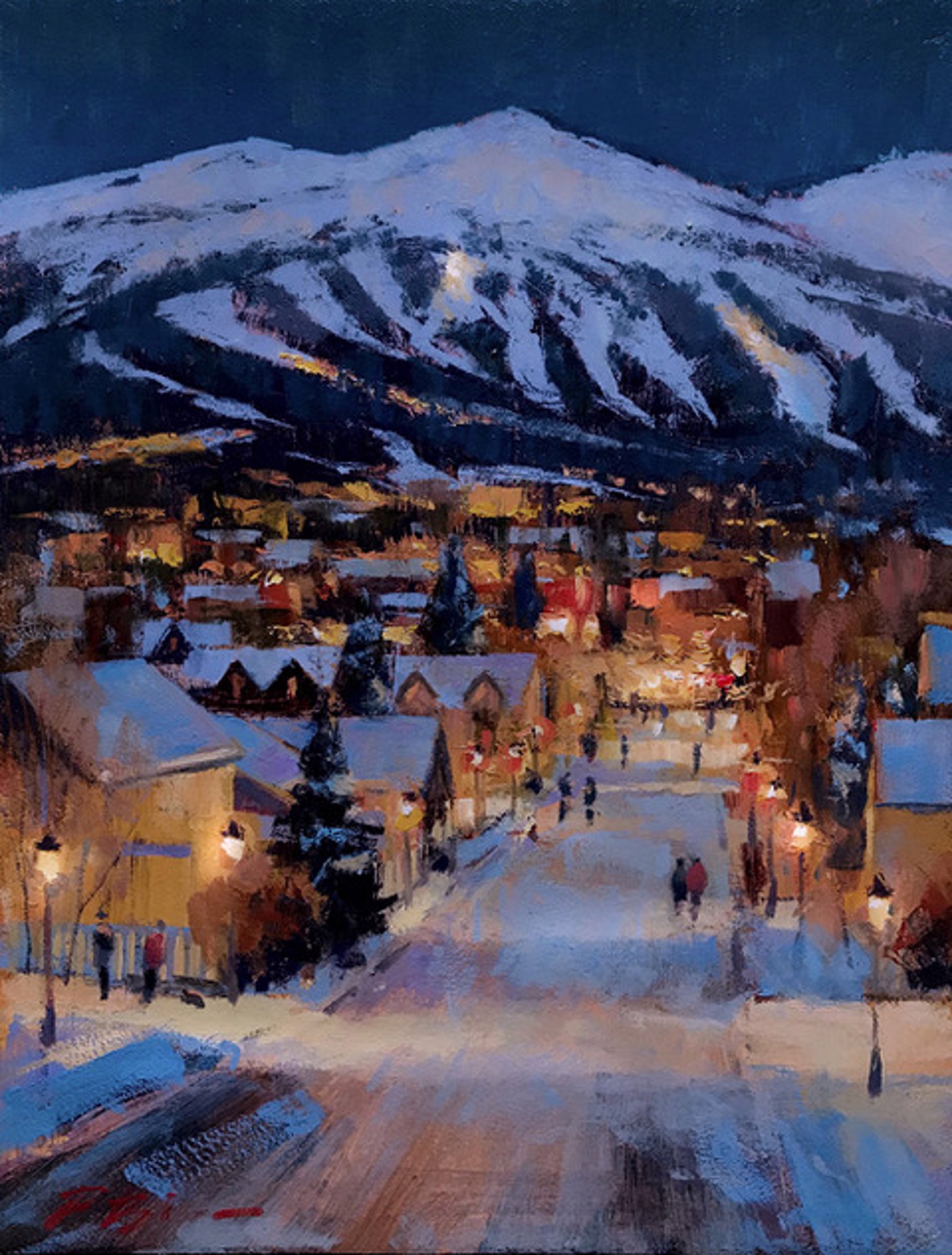Breckenridge Nocturne by Perry Brown