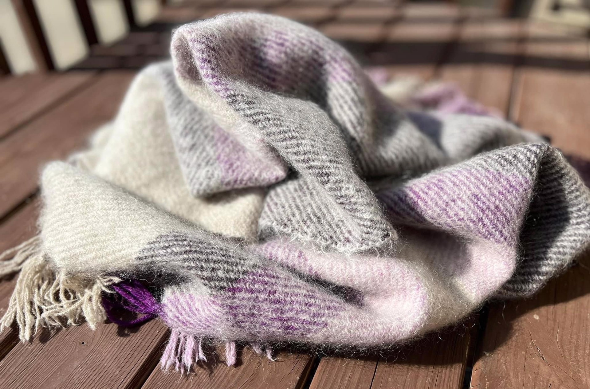 Winterberry Throw Blanket by Stephanie Jacobson
