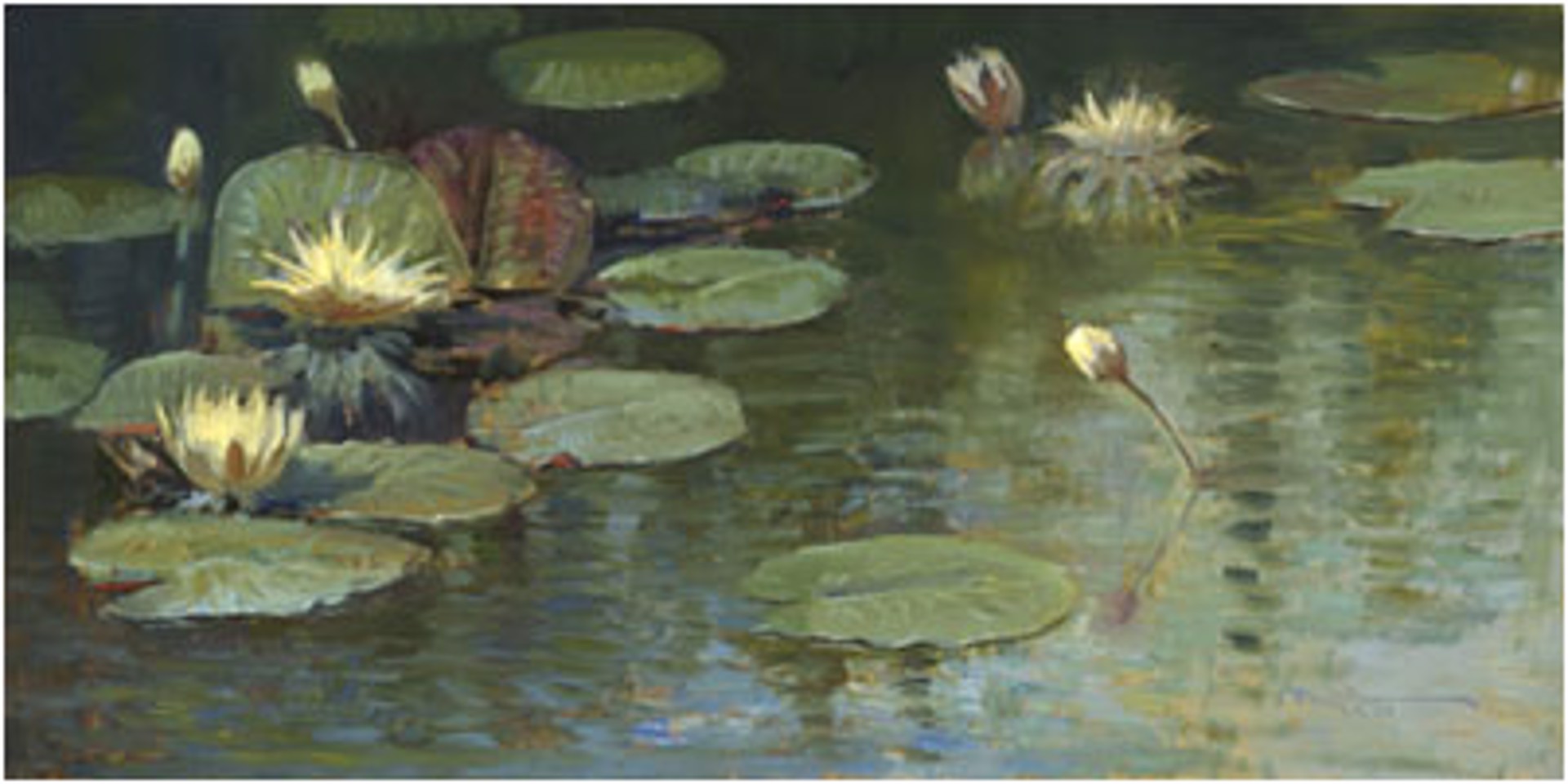 In The Company Of Lilies by John Carroll Doyle