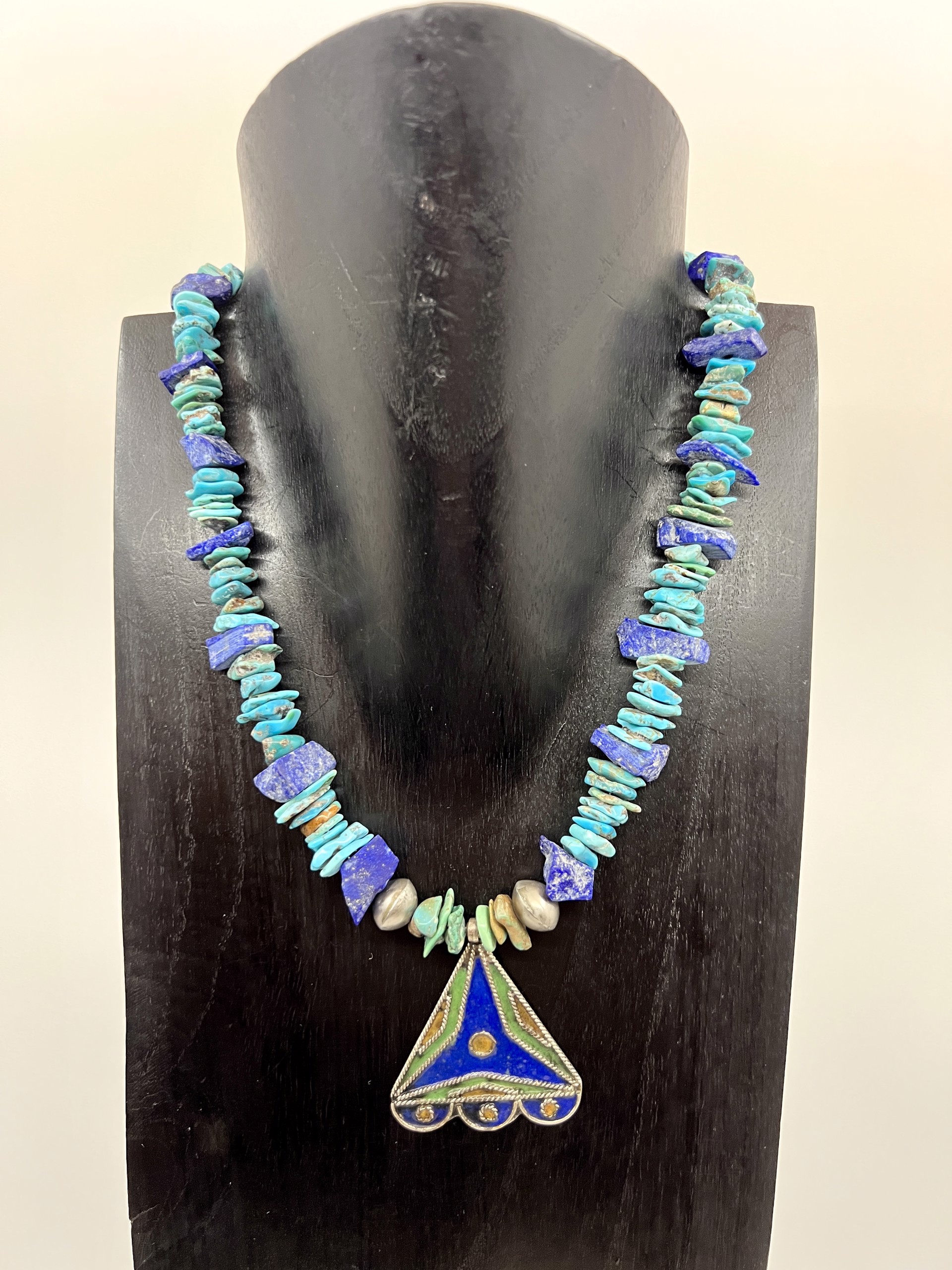 9125 Lapis and Turquoise by Gina Caruso