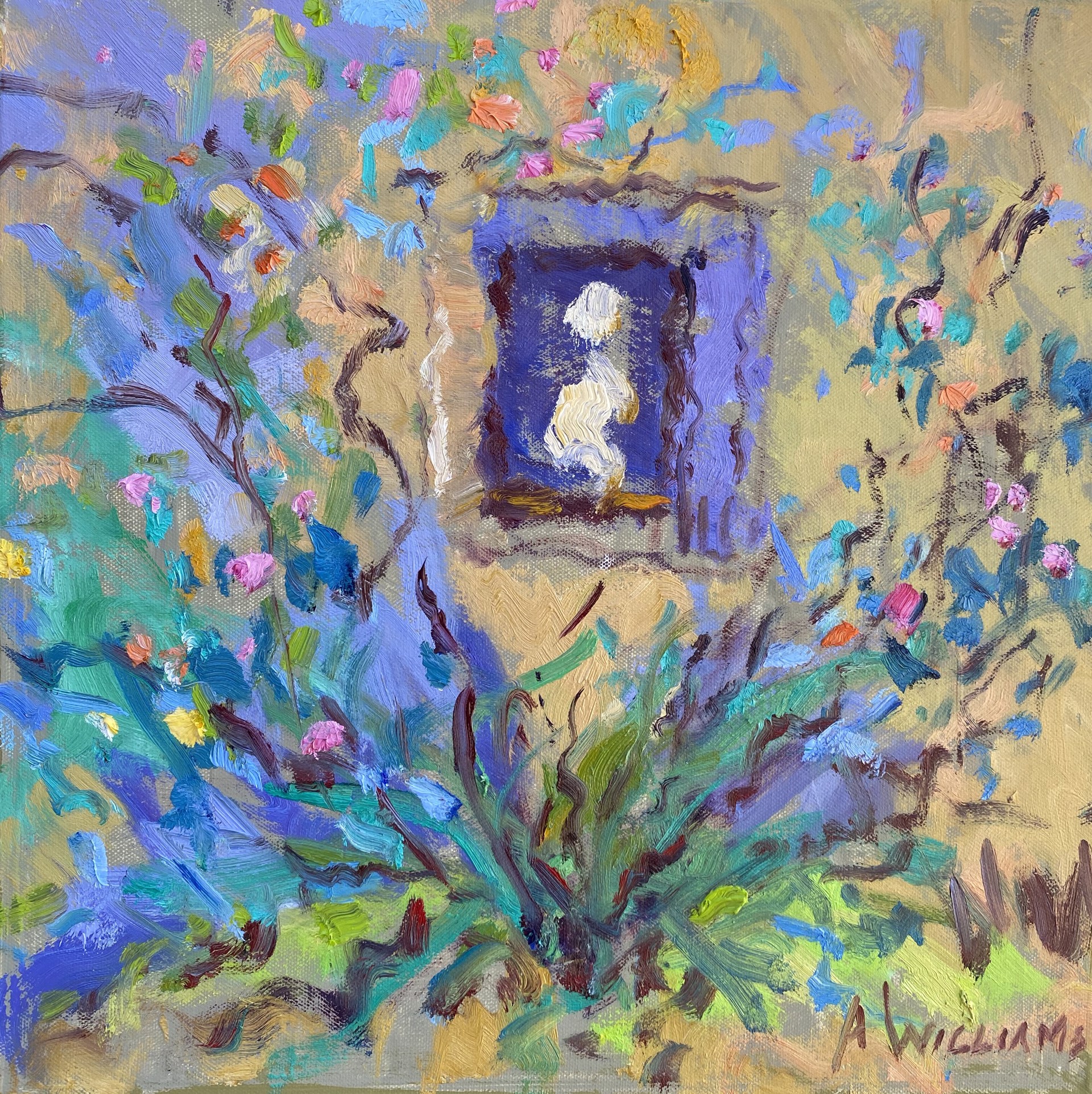 "Petite Mas Memoire" original oil painting by Alice Williams