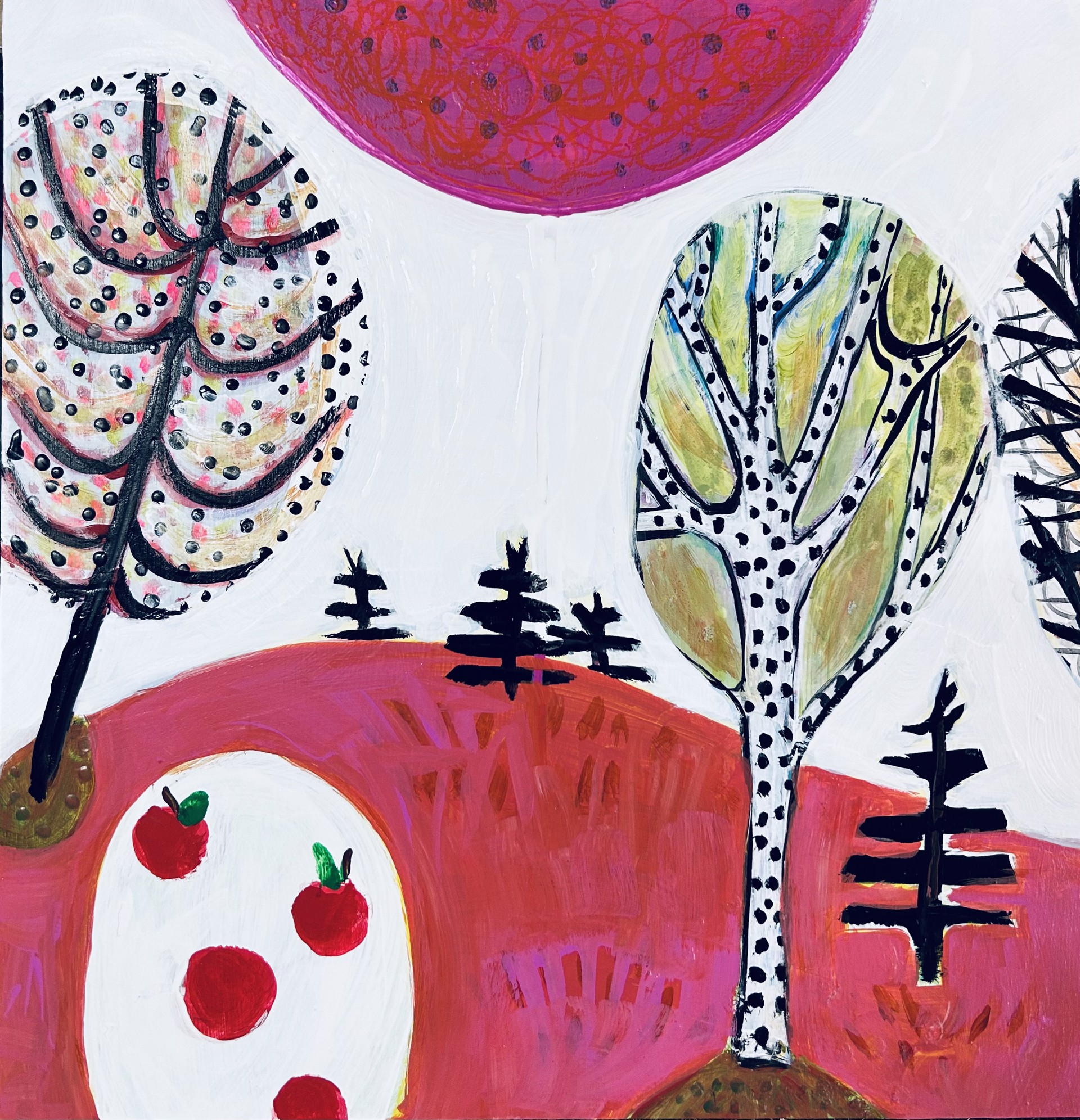Four Trees by Jane Dahmen