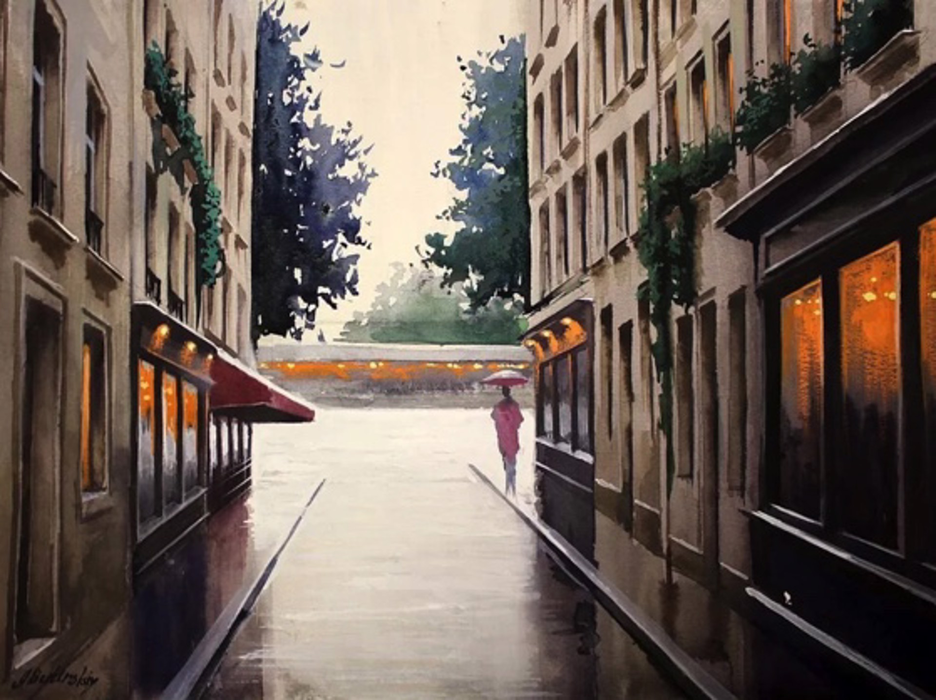 A MONTMARTRE MOOD by Alexei Butirskiy