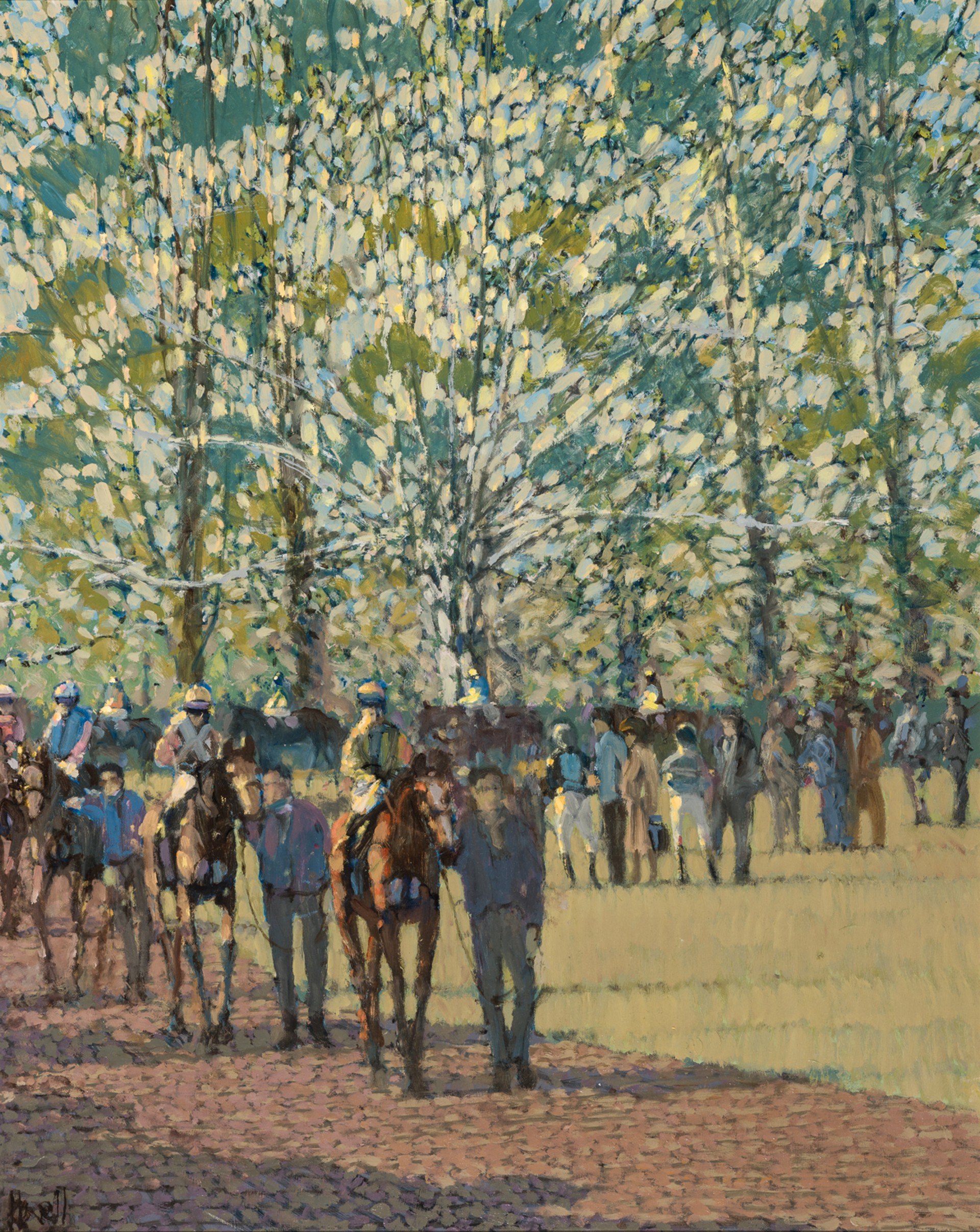 THE PADDOCK, KEENELAND by Peter Howell