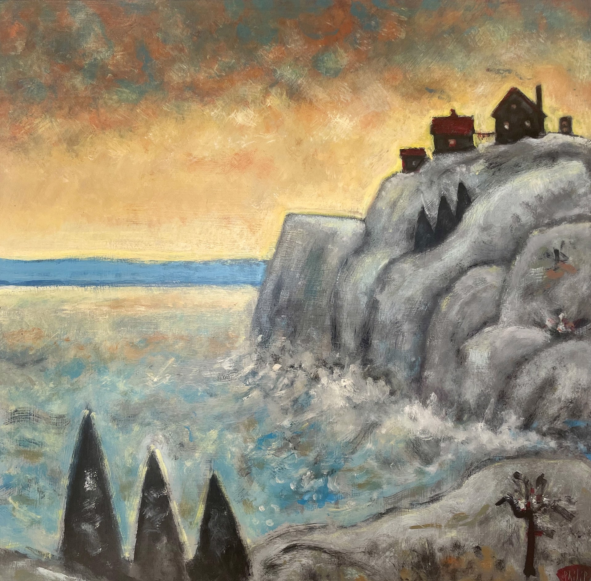 House on the Gaspe by Philip Barter