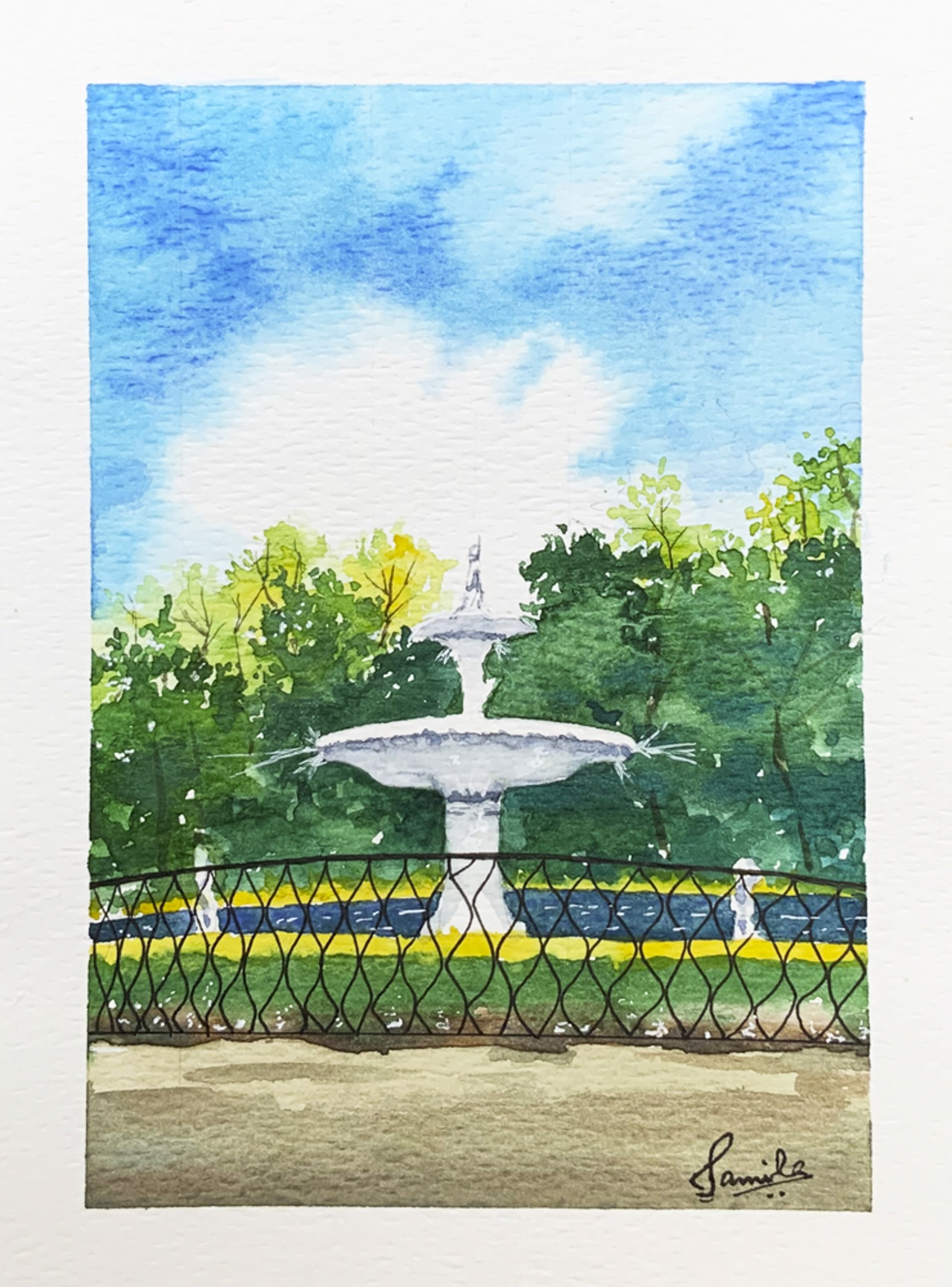 Forsyth Fountain by Jamila Kapdawala