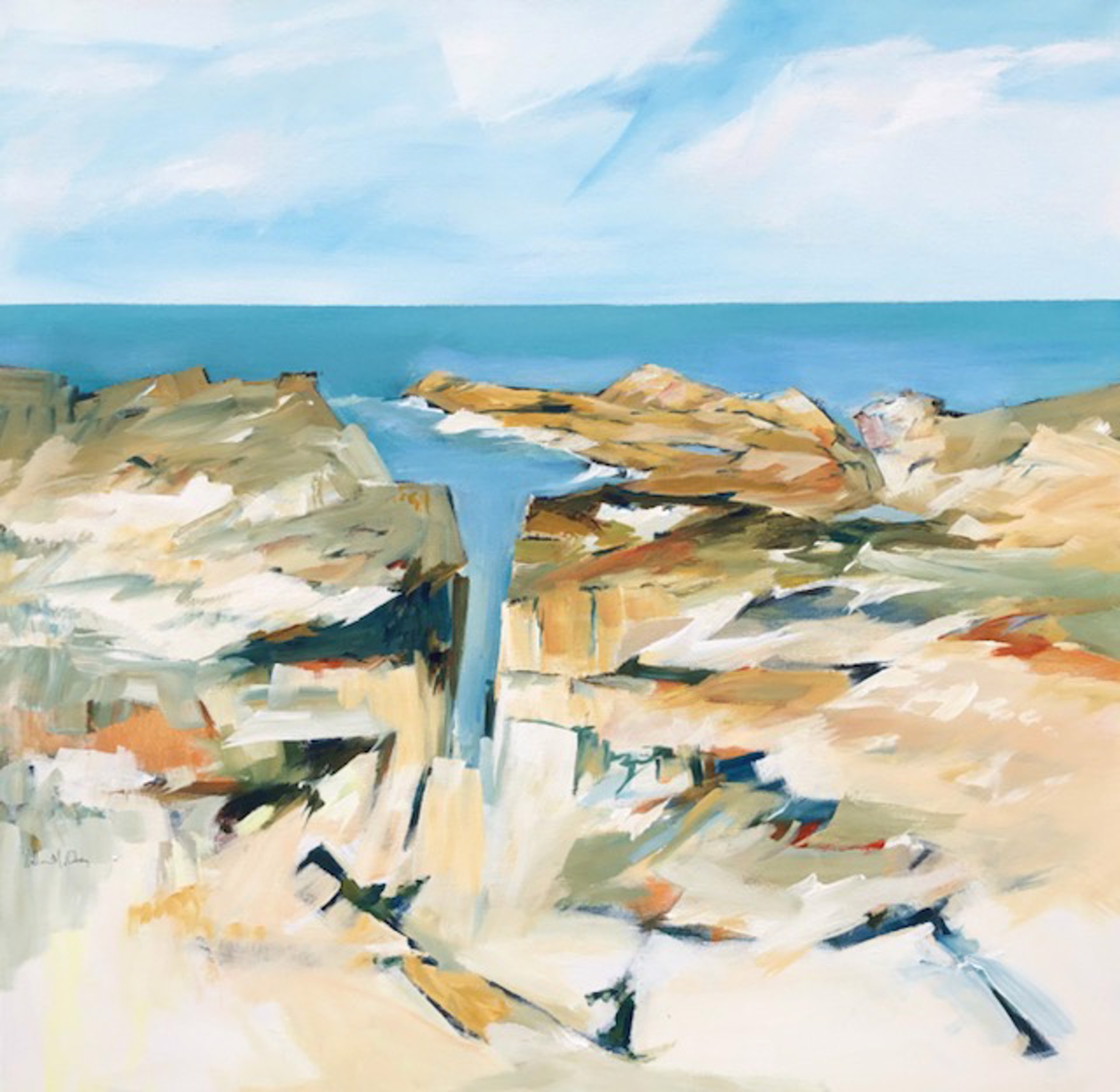 Coastal Inlet II by William Crosby