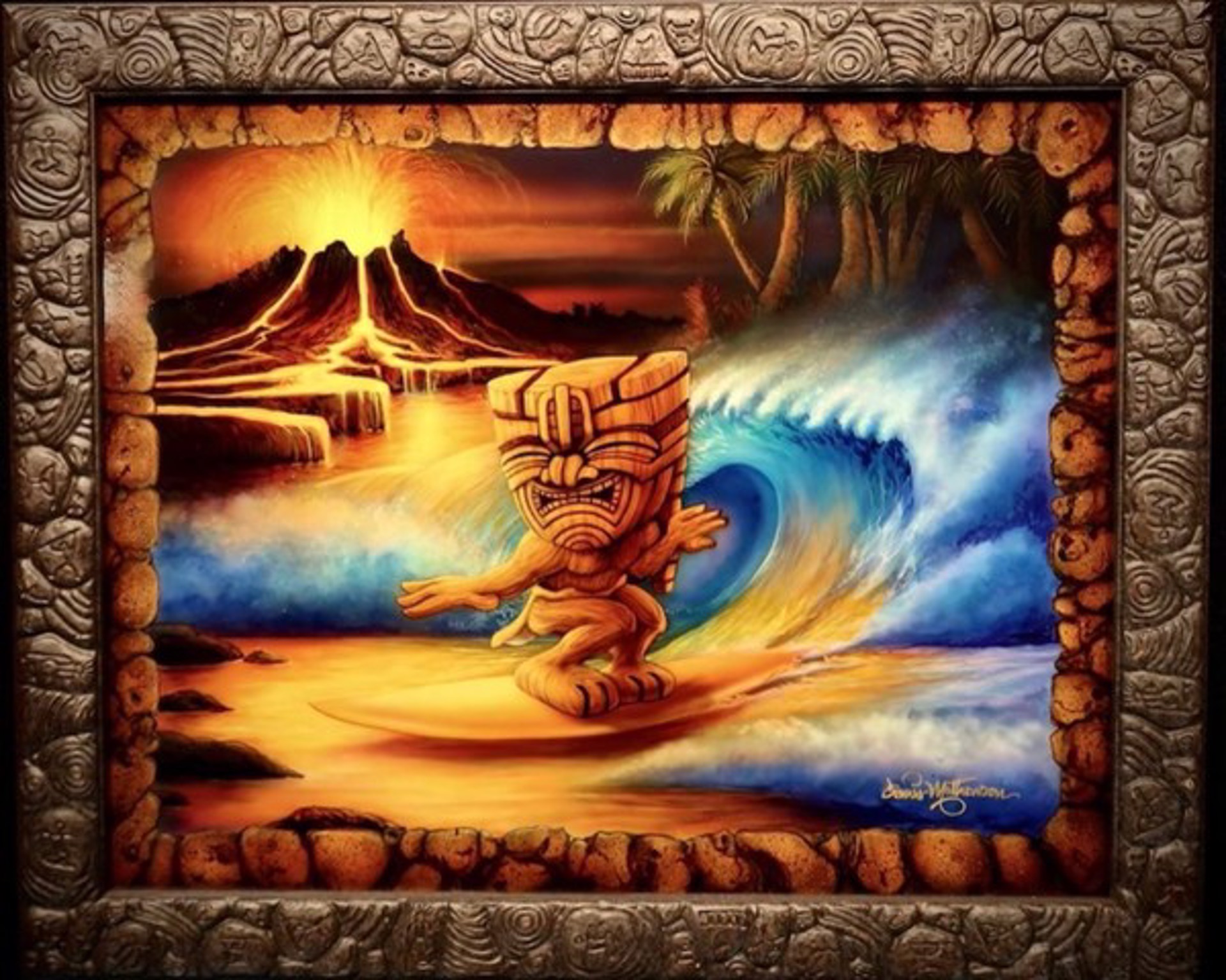 Volcano Madness by Dennis Mathewson