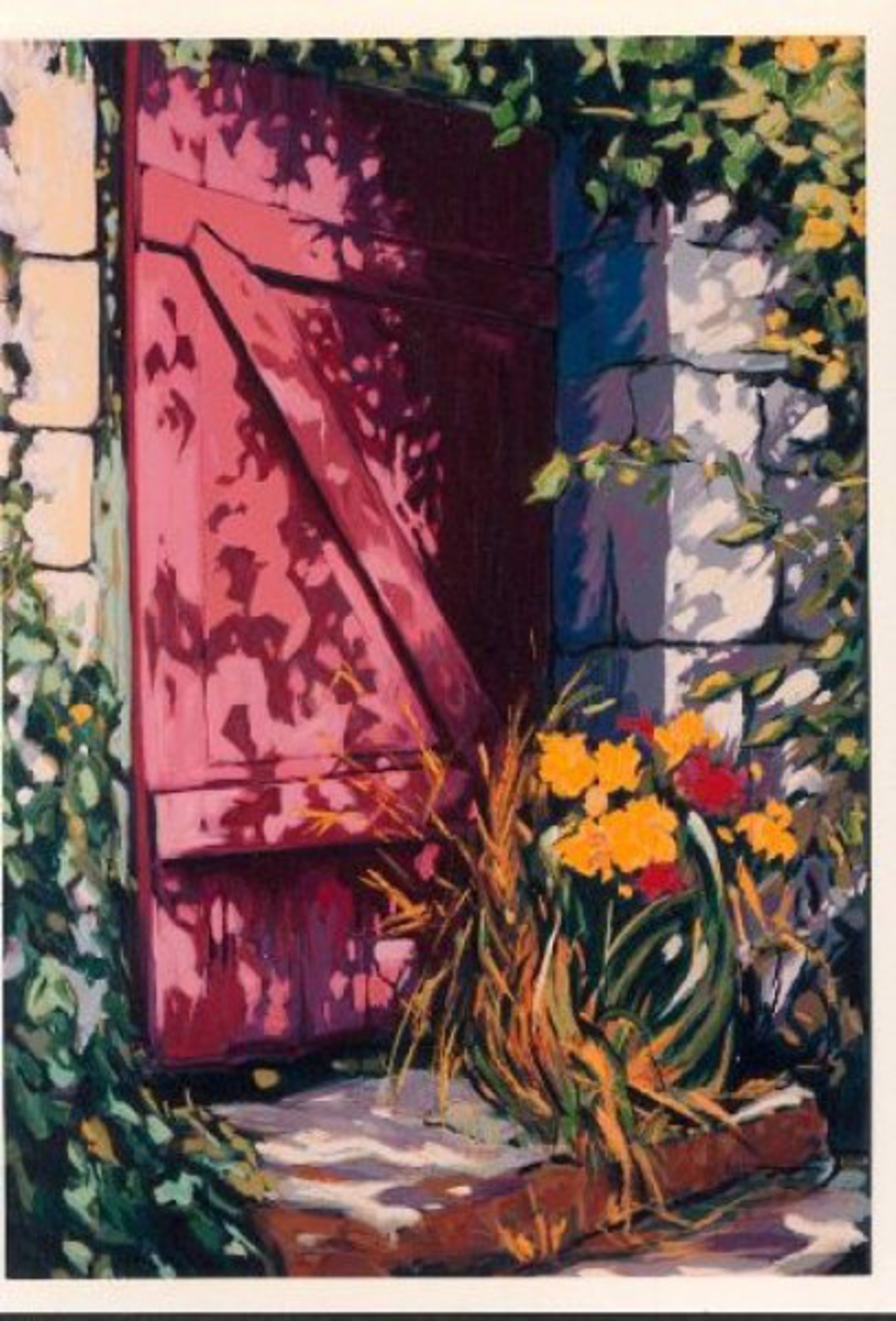 Doorway To The Garden (Serigraph) by Maria Bertrán