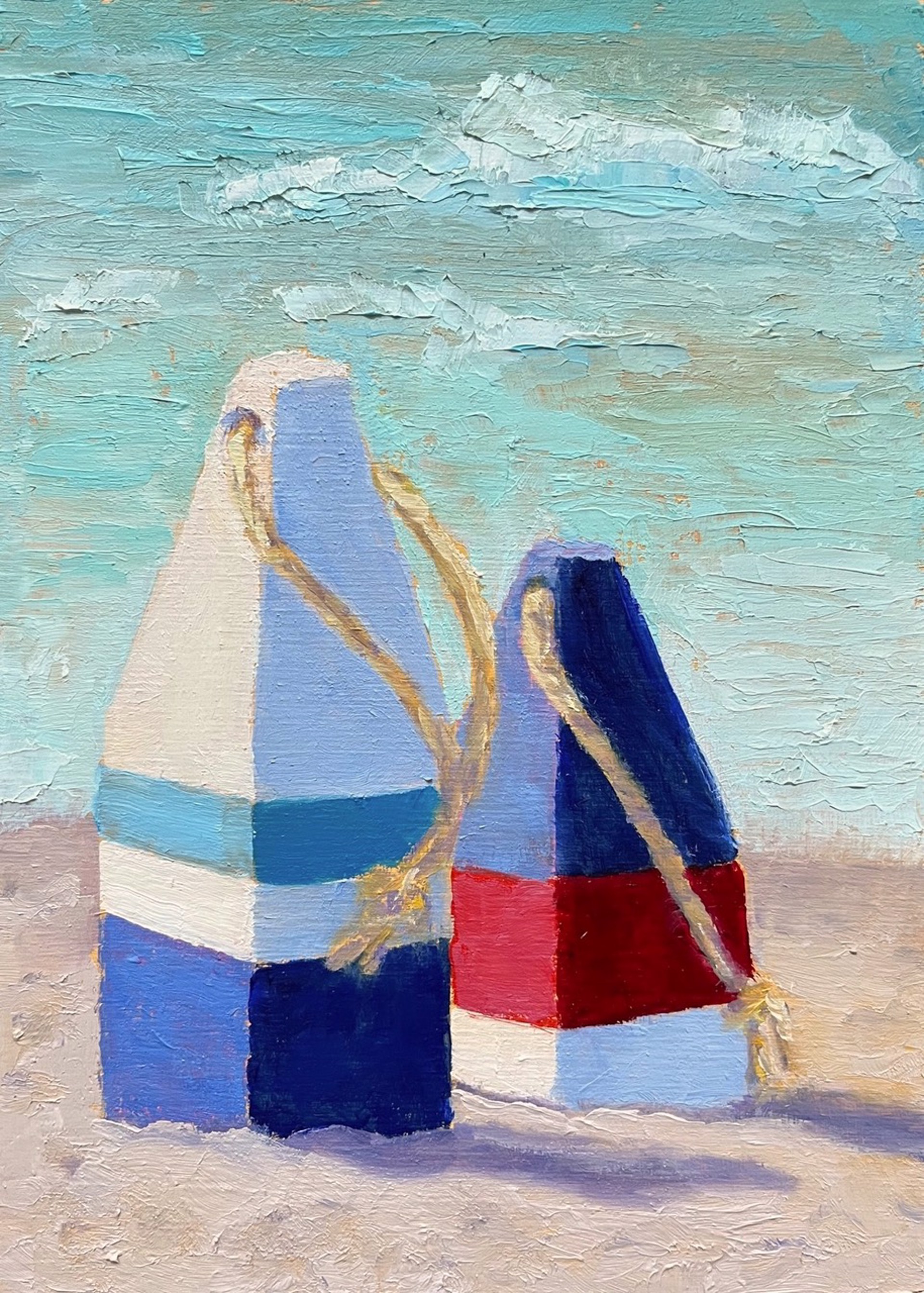 A Couple of Buoys by Pat Doherty