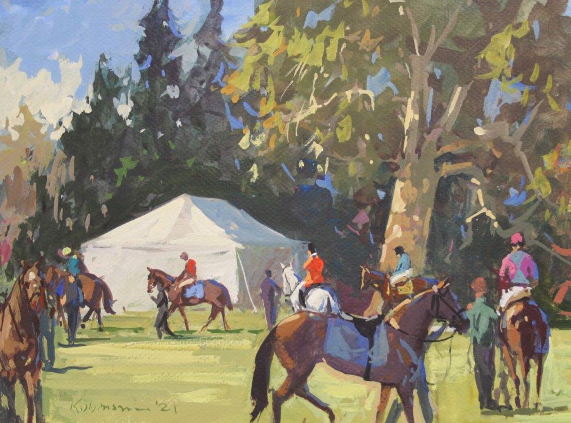 The Jockey Tent by Sam Robinson