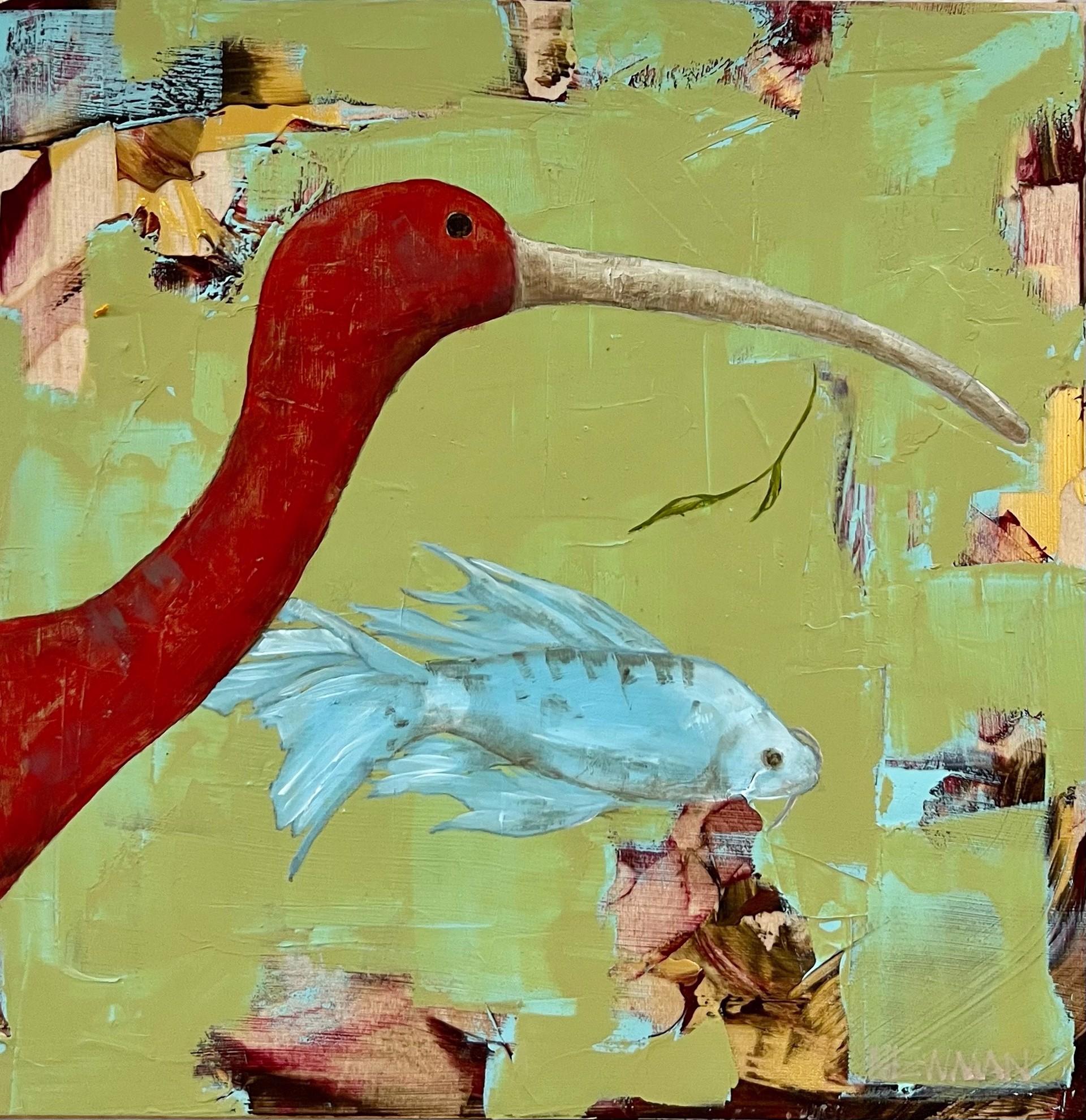 The Ibis and the Fish by Marlise Newman