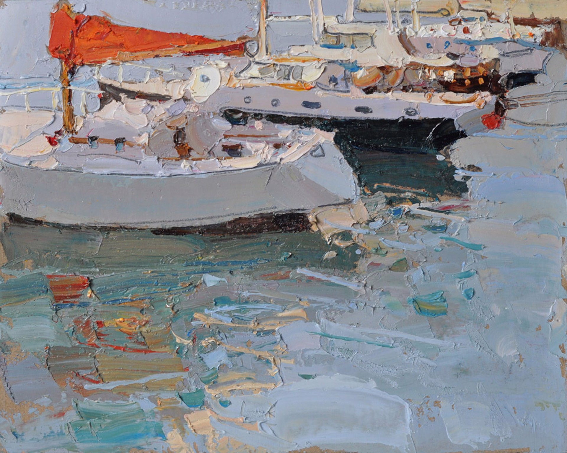 Yachts in Port by Daniil Volkov