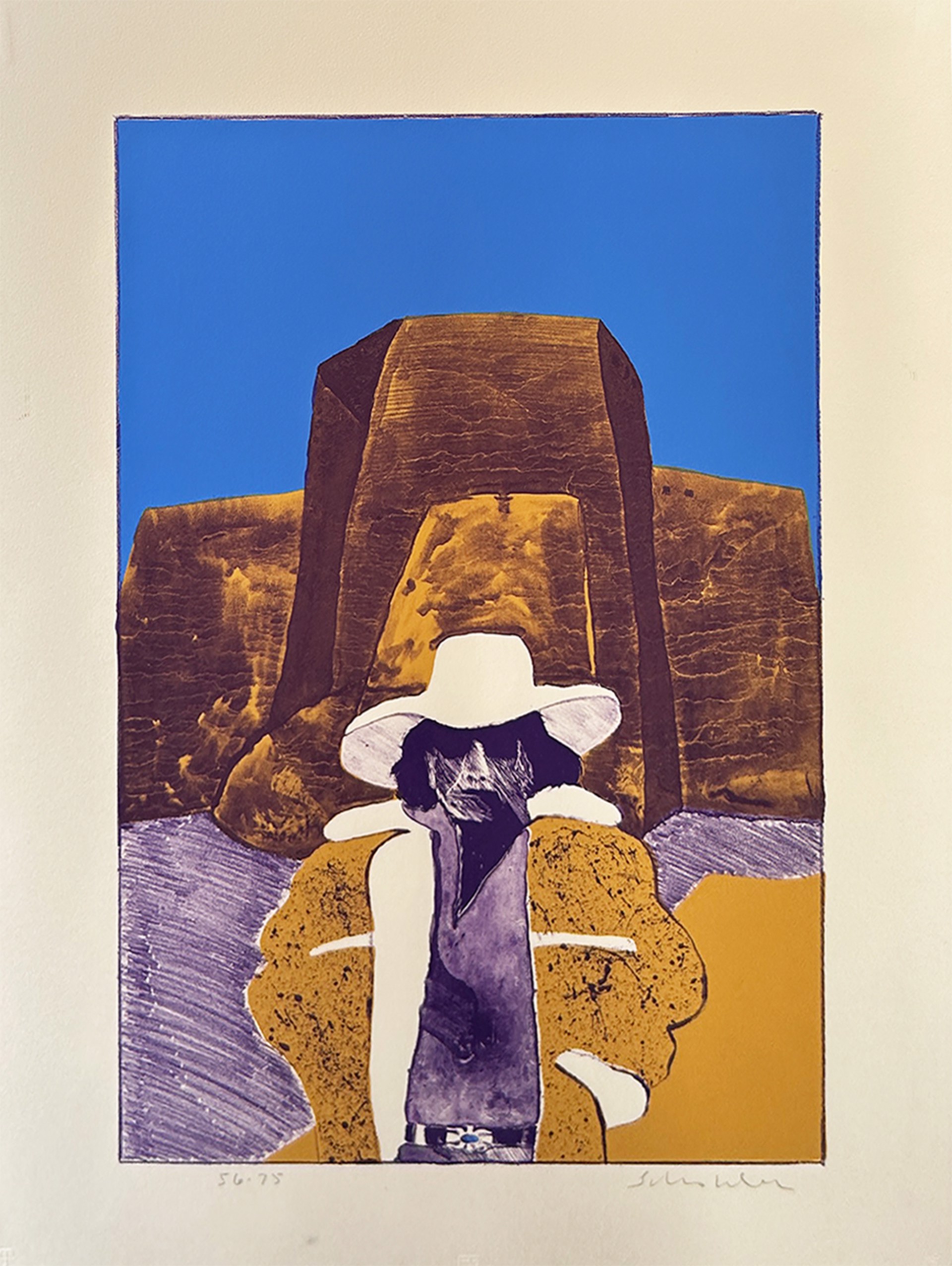 Incognito Artist at Rancho de Taos by Fritz Scholder