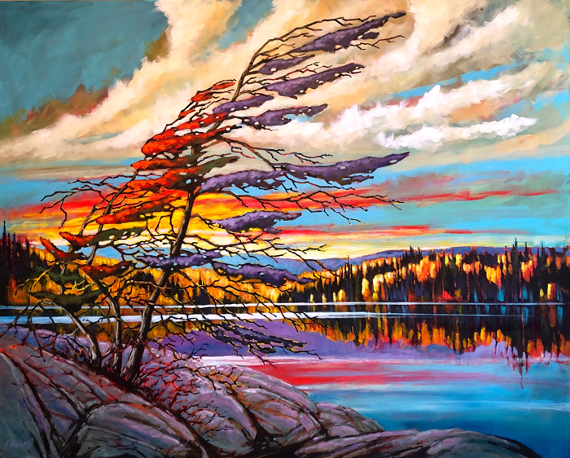Evening Breeze by Curtis Golomb