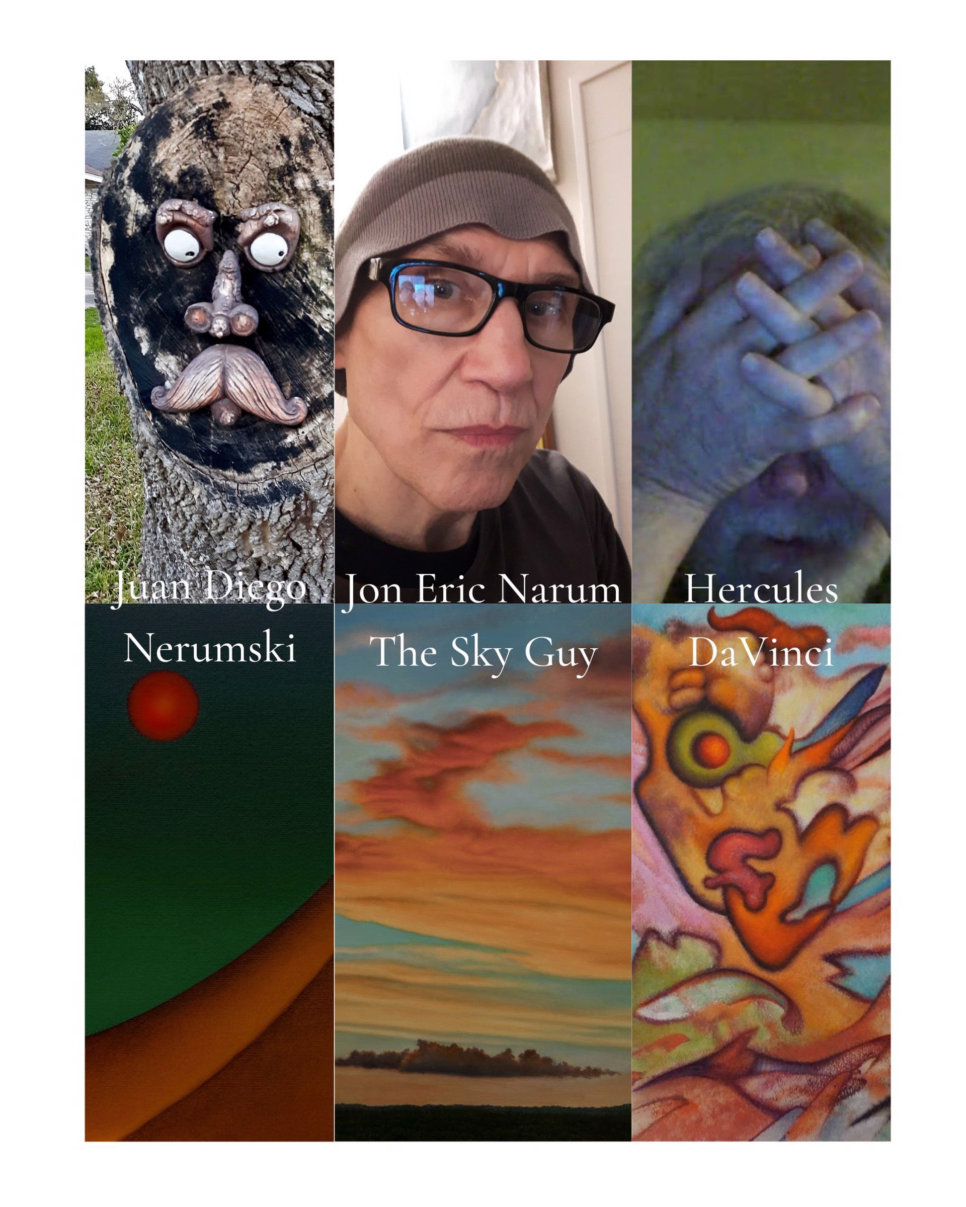 Jon Eric Narum Details of Our Existence, a three person/one man show