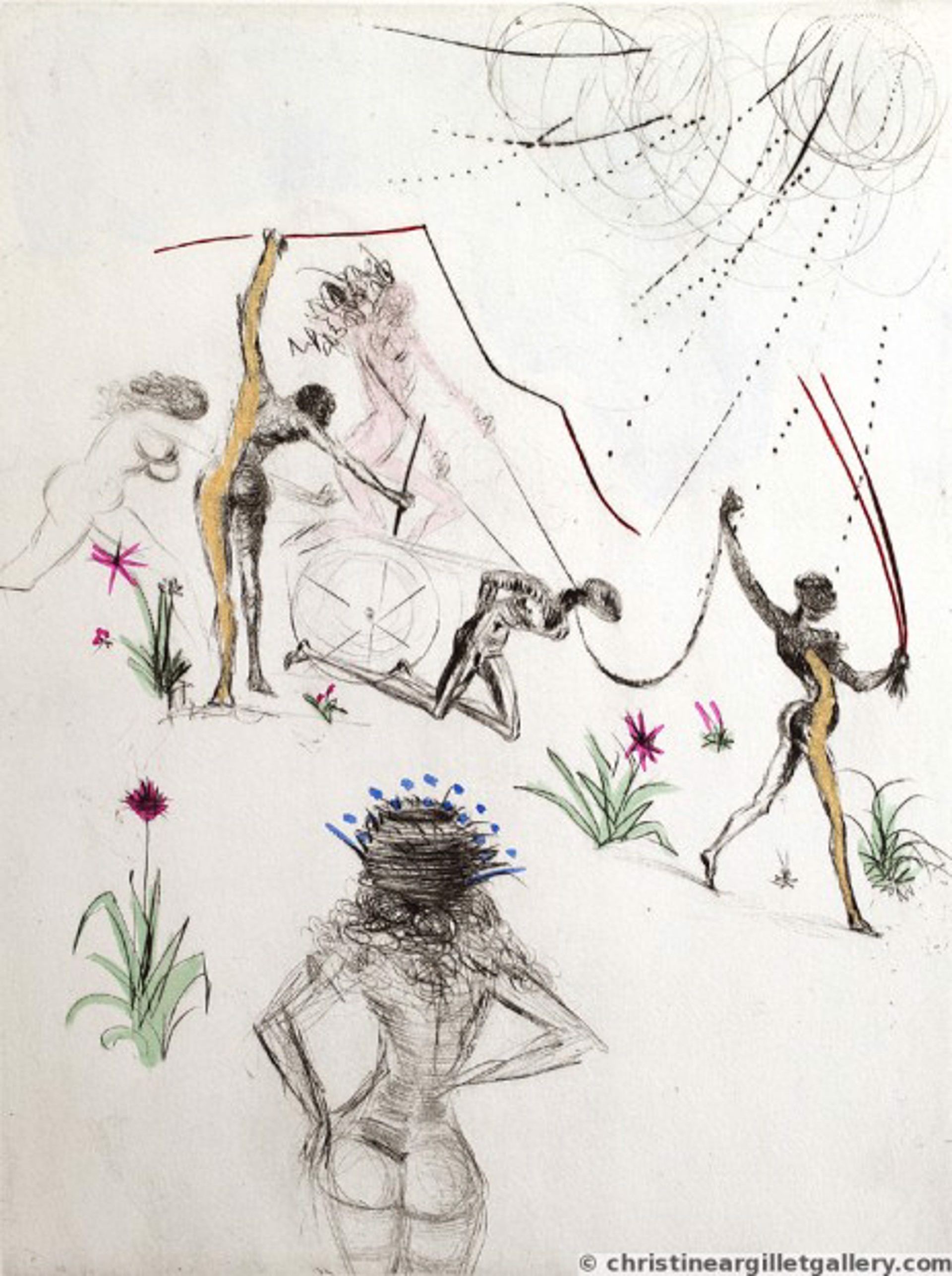 Venus in Furs  "Negresses" by Salvador Dali