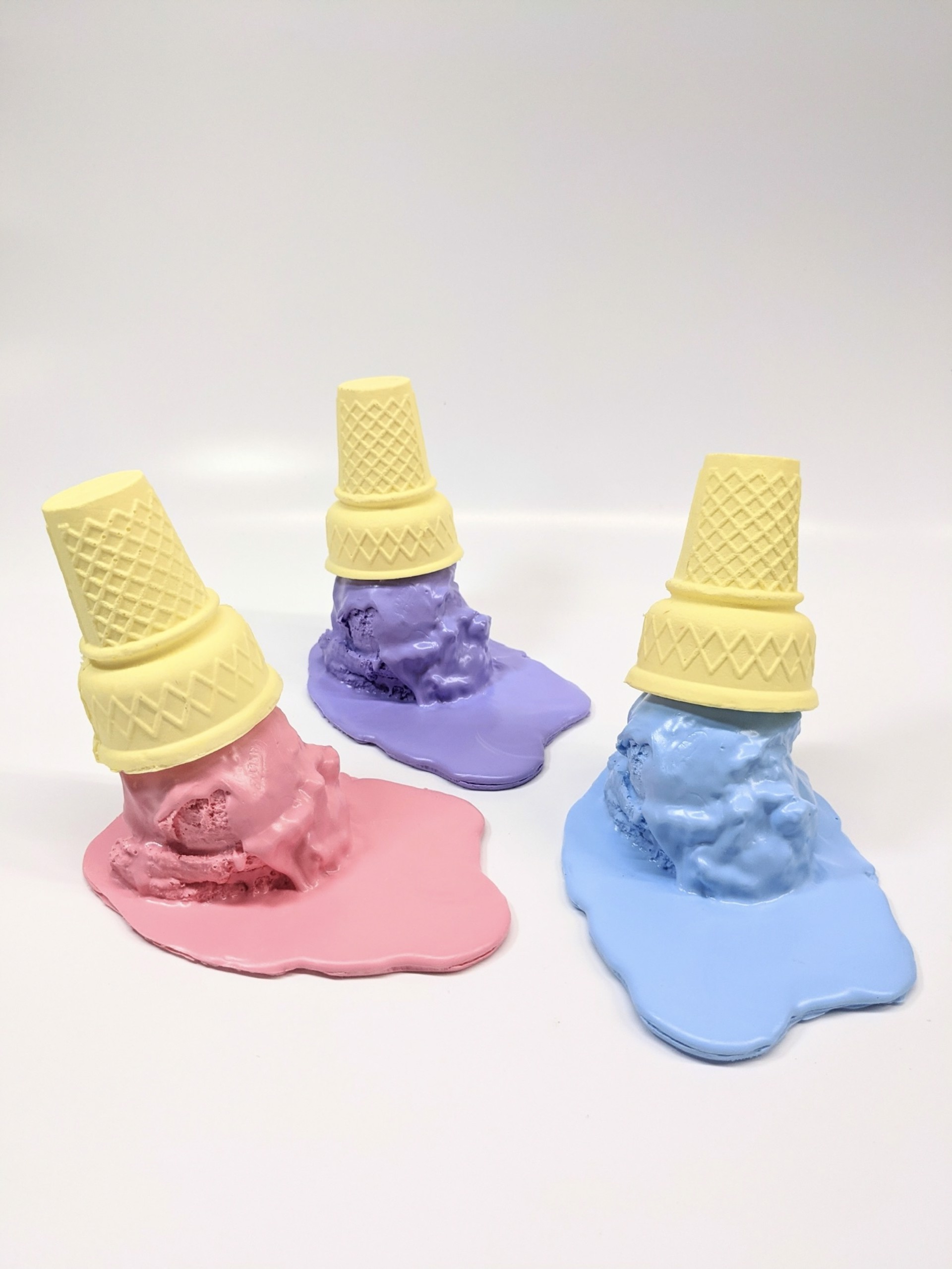 Melty Puddle Scoop Flat Cone #5 by Jourdan Joly