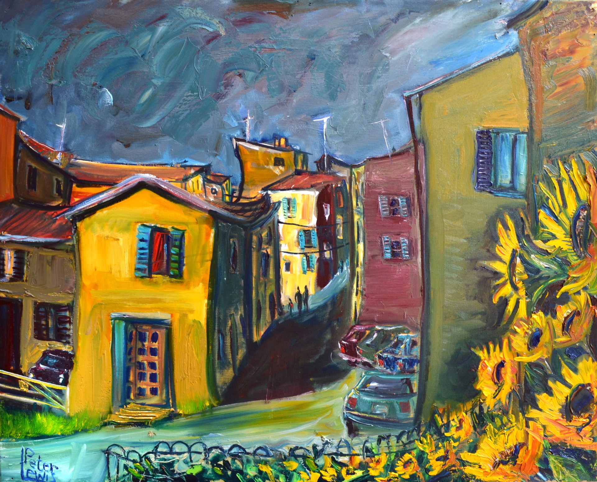 Petit Village Provencal by Peter Lewis