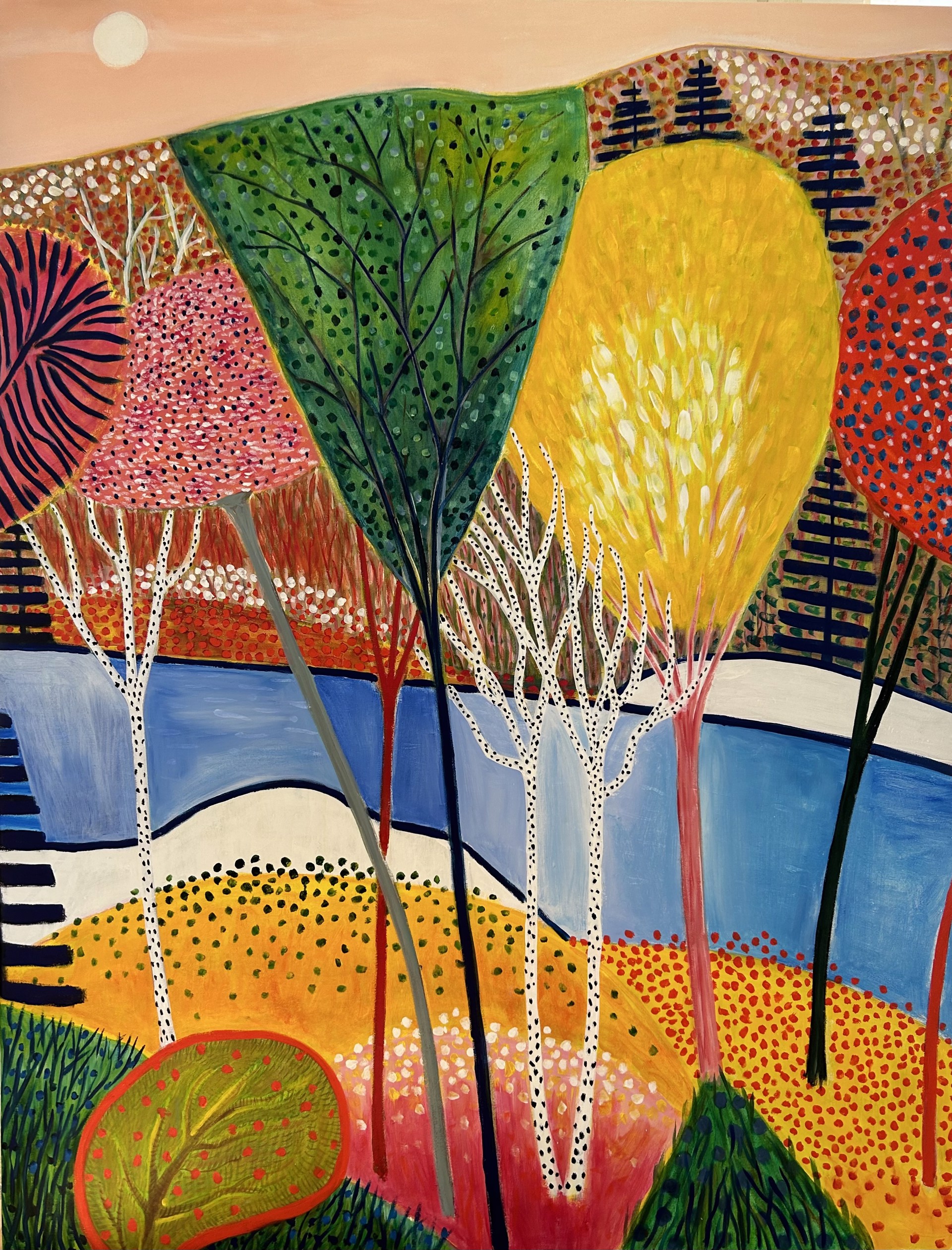 River Trees by Jane Dahmen