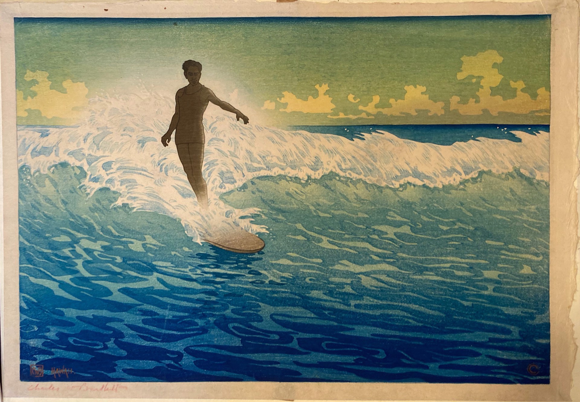 Surfrider, Duke Kahanamoku by Charles Bartlett