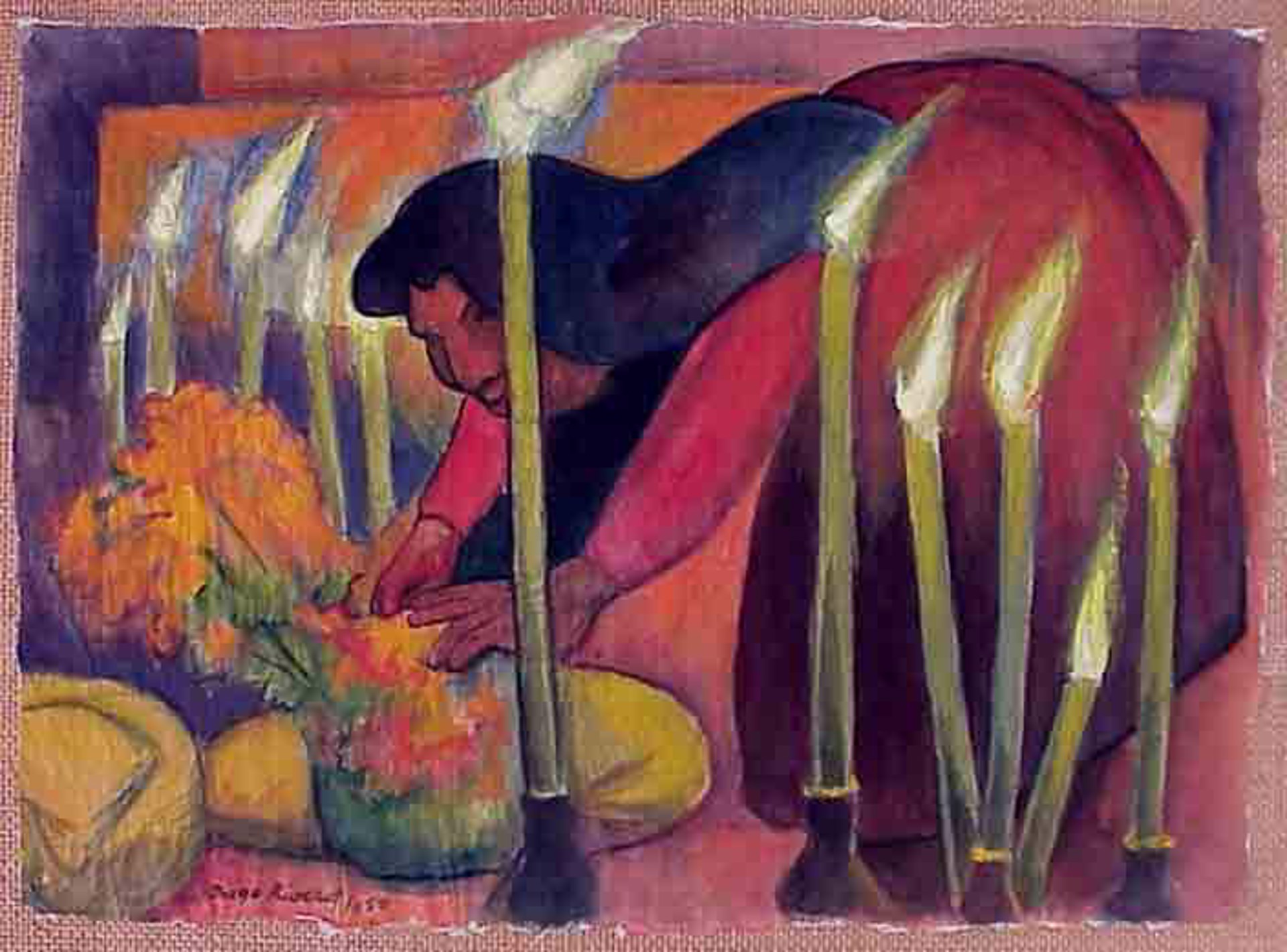 La Offrenda by Diego Rivera