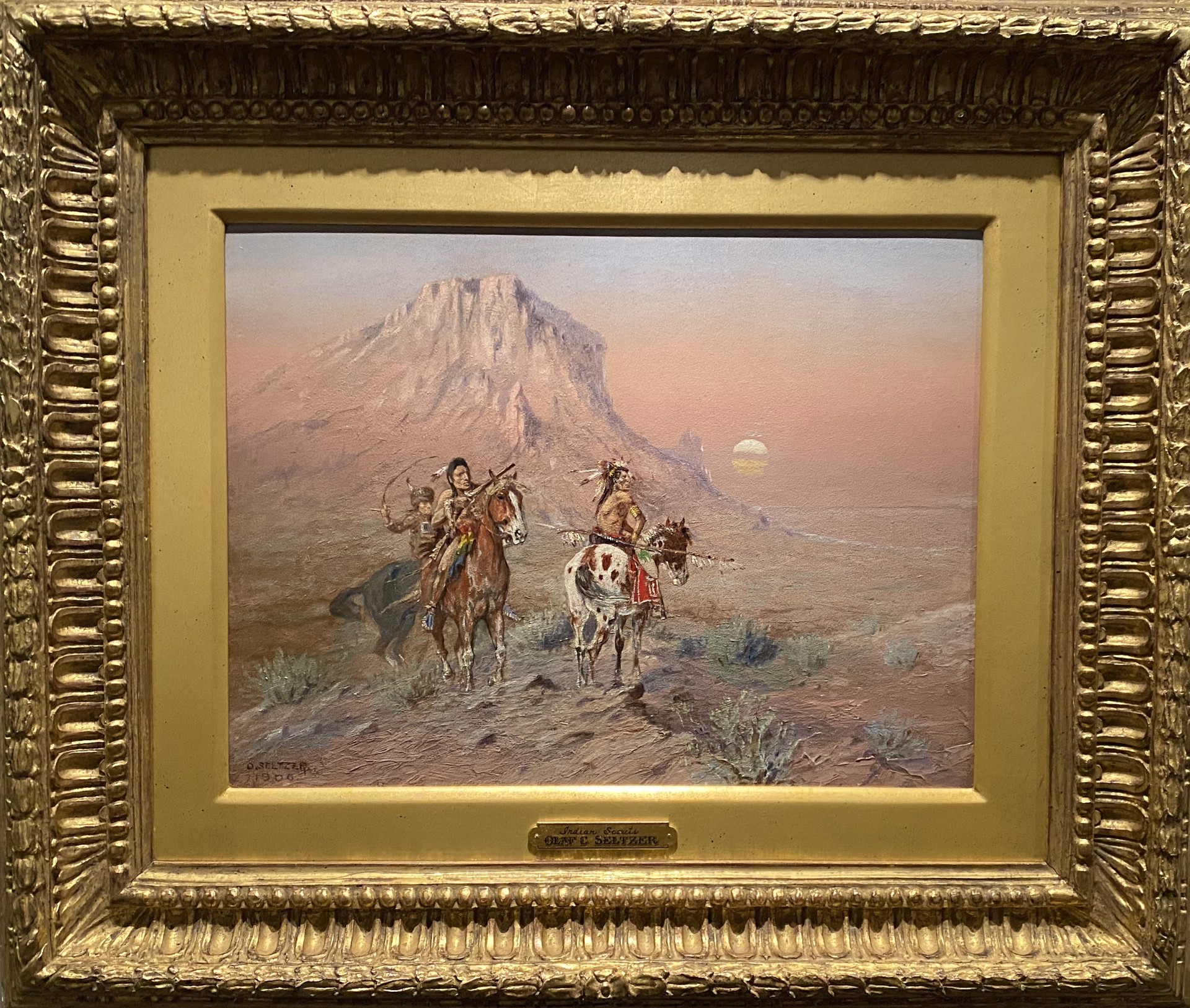 INDIAN SCOUTS by O.C. Seltzer [1877–1957]