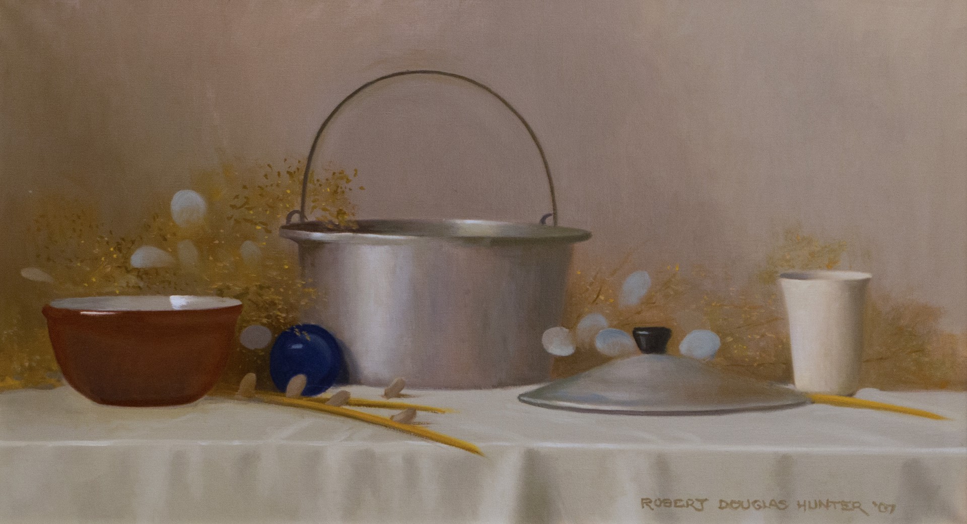 Still Life with Aluminum Cooking Kettle by Robert Douglas Hunter