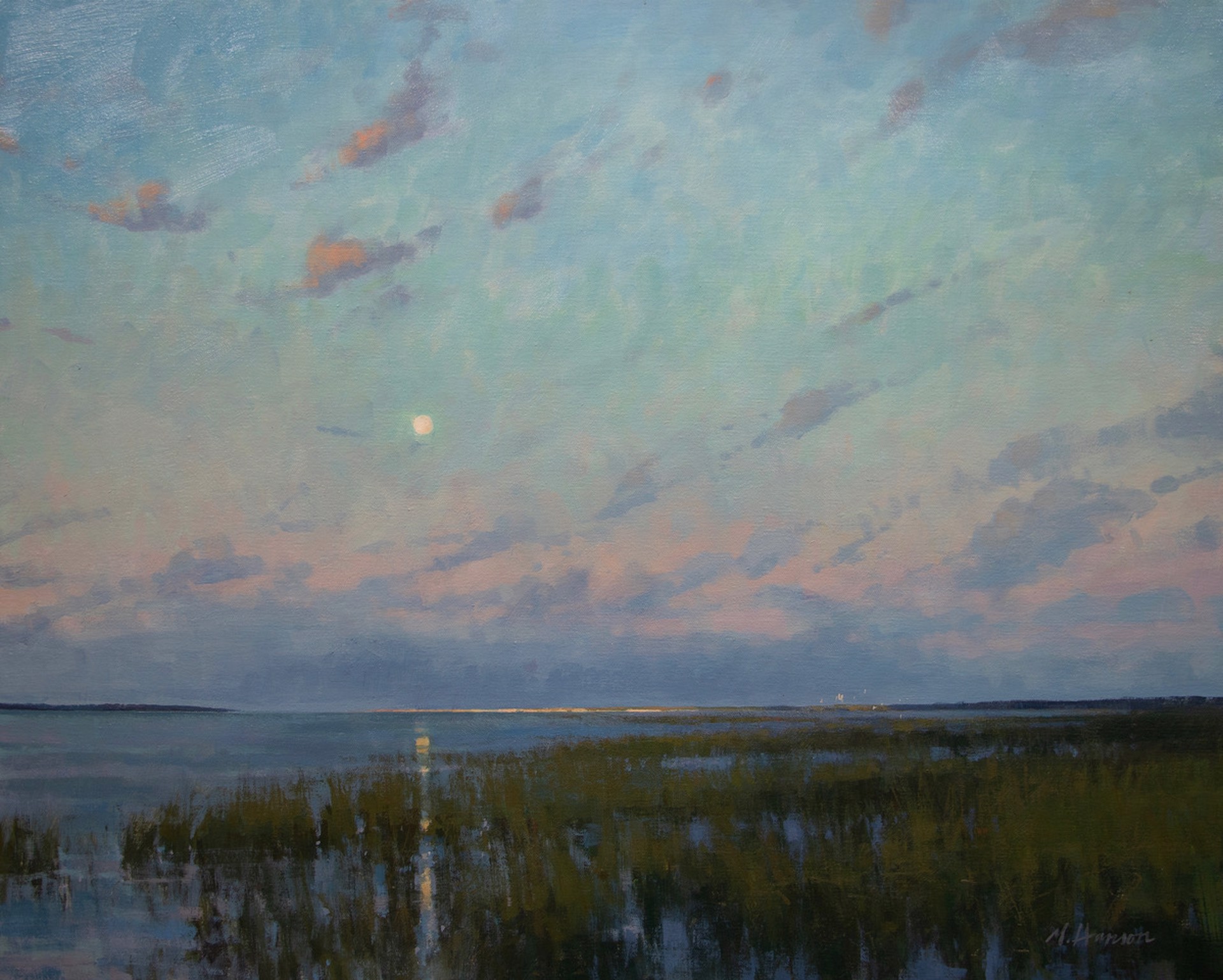 Moon Over the Oyster Bar by Marc Hanson, OPAM