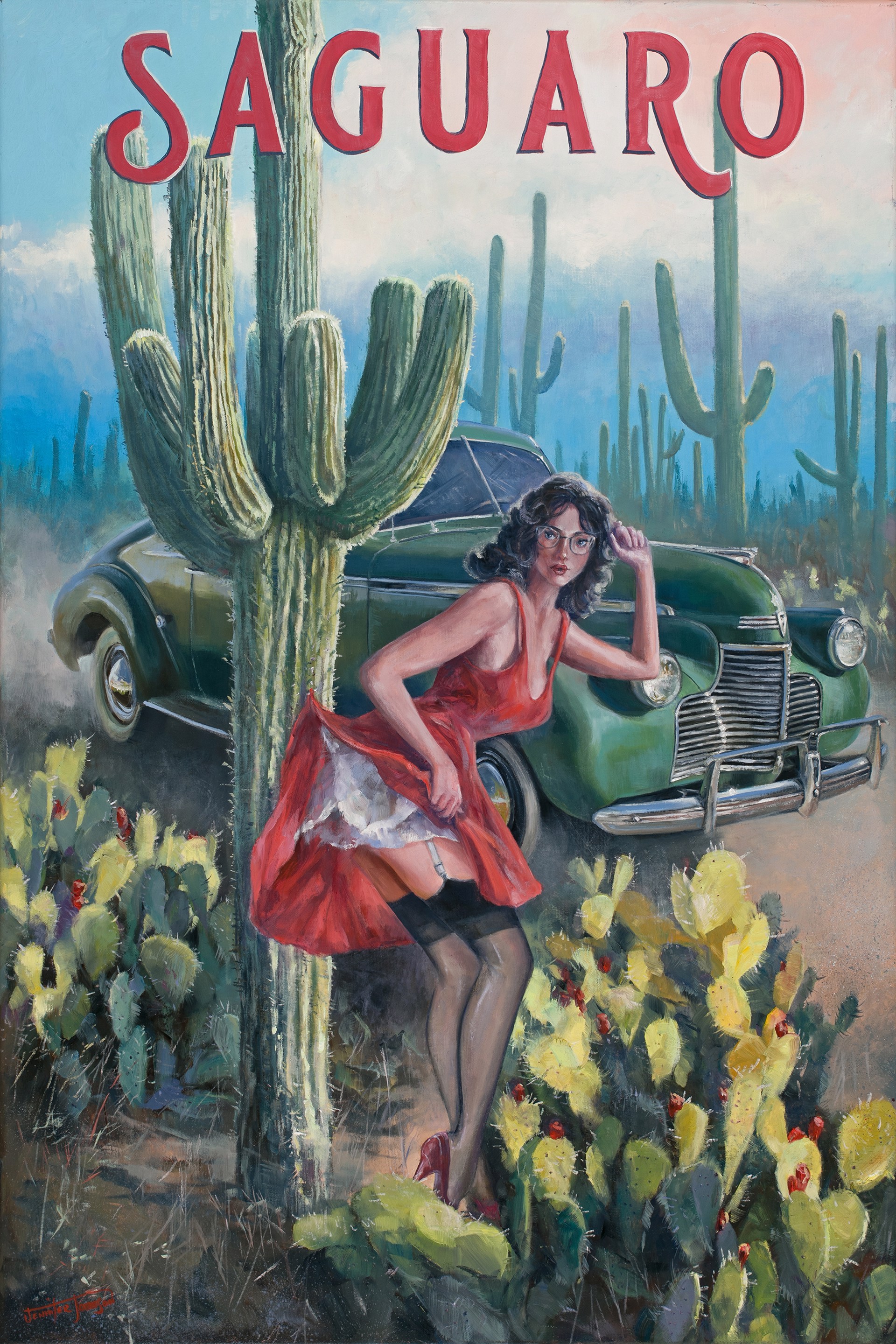 Saguaro's Embrace by Jennifer Johnson