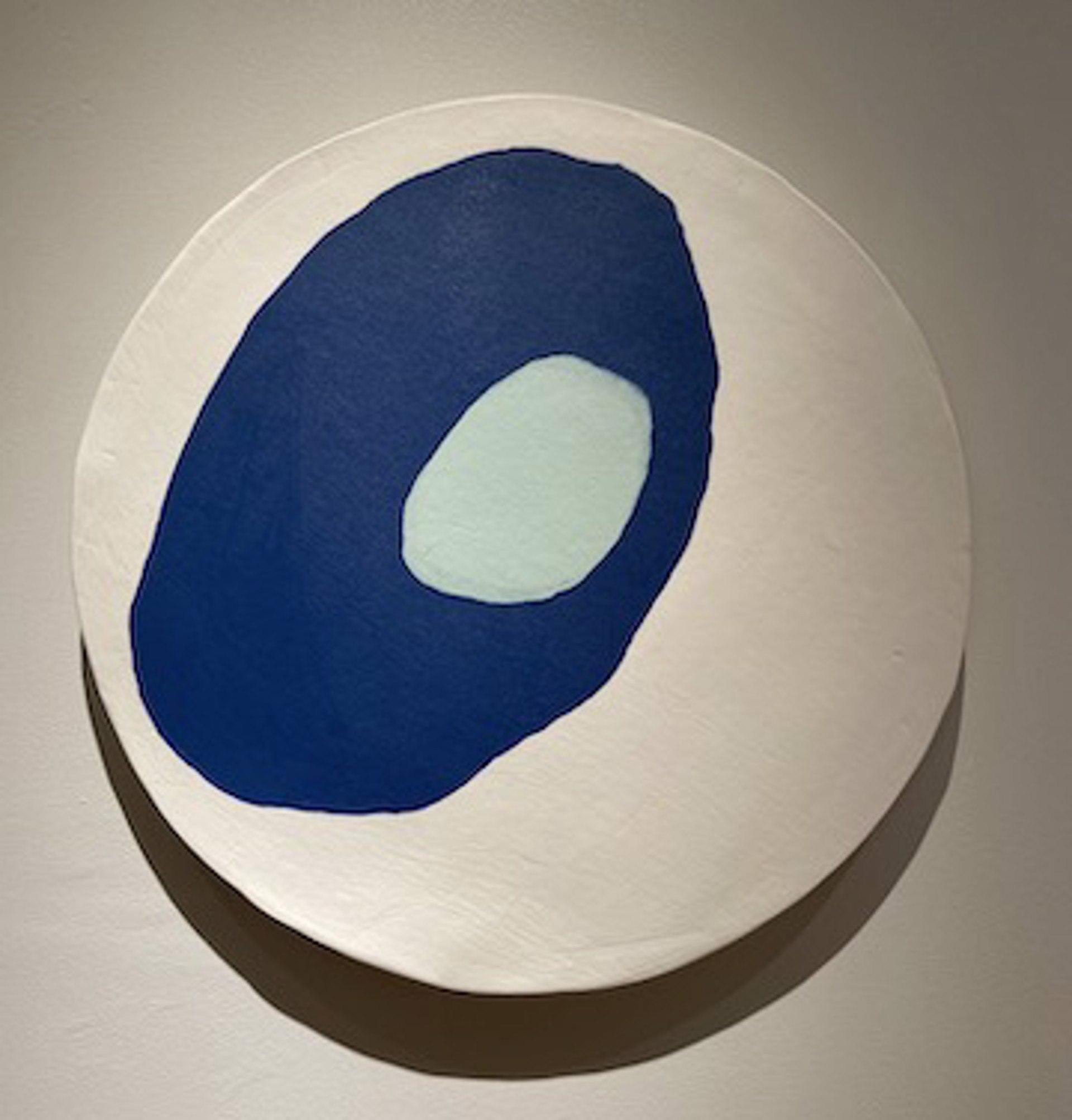 Blue/Celadon on White Ground by Jennifer Prichard
