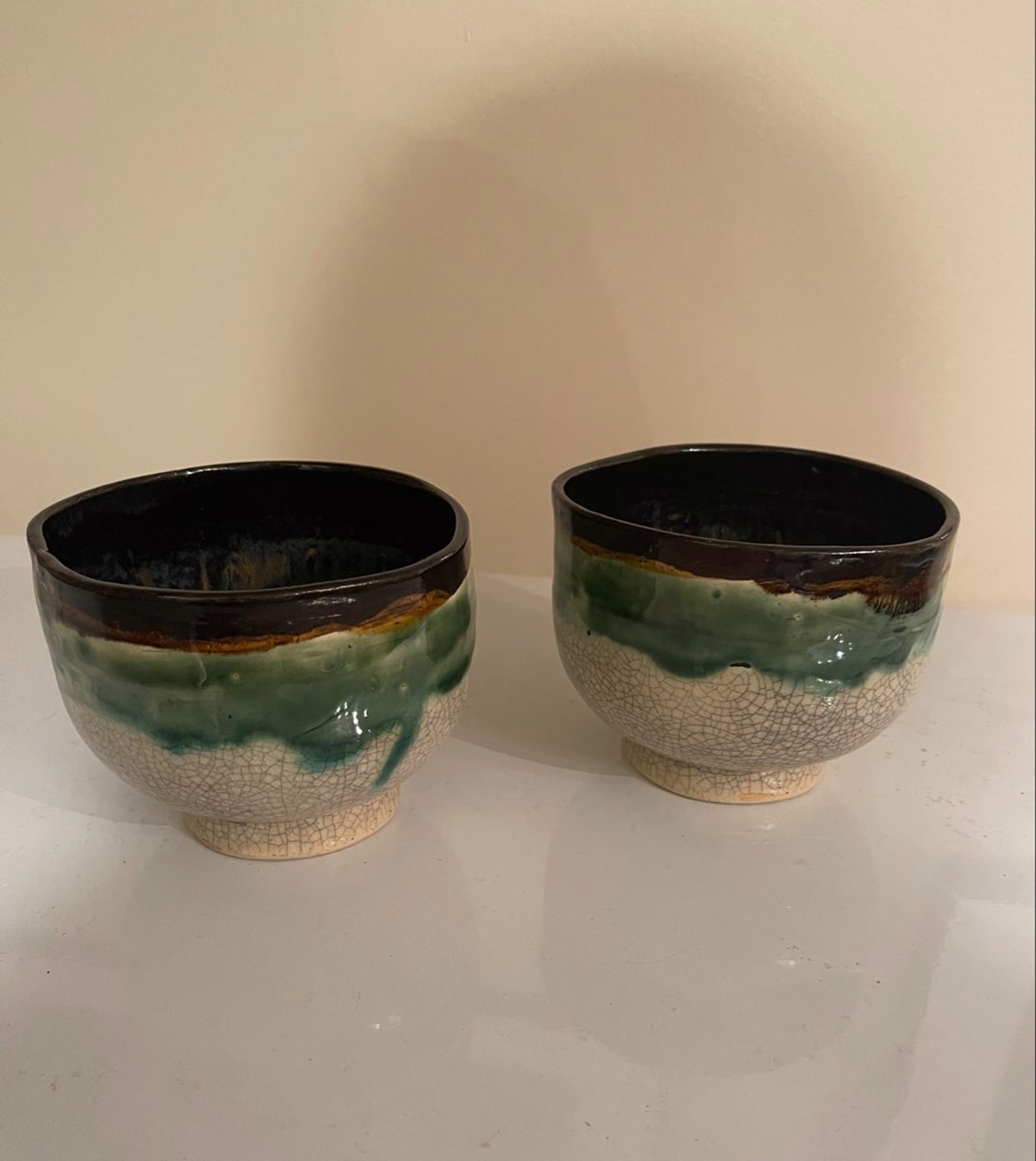 Green Tea Bowls by Patricia Simpson