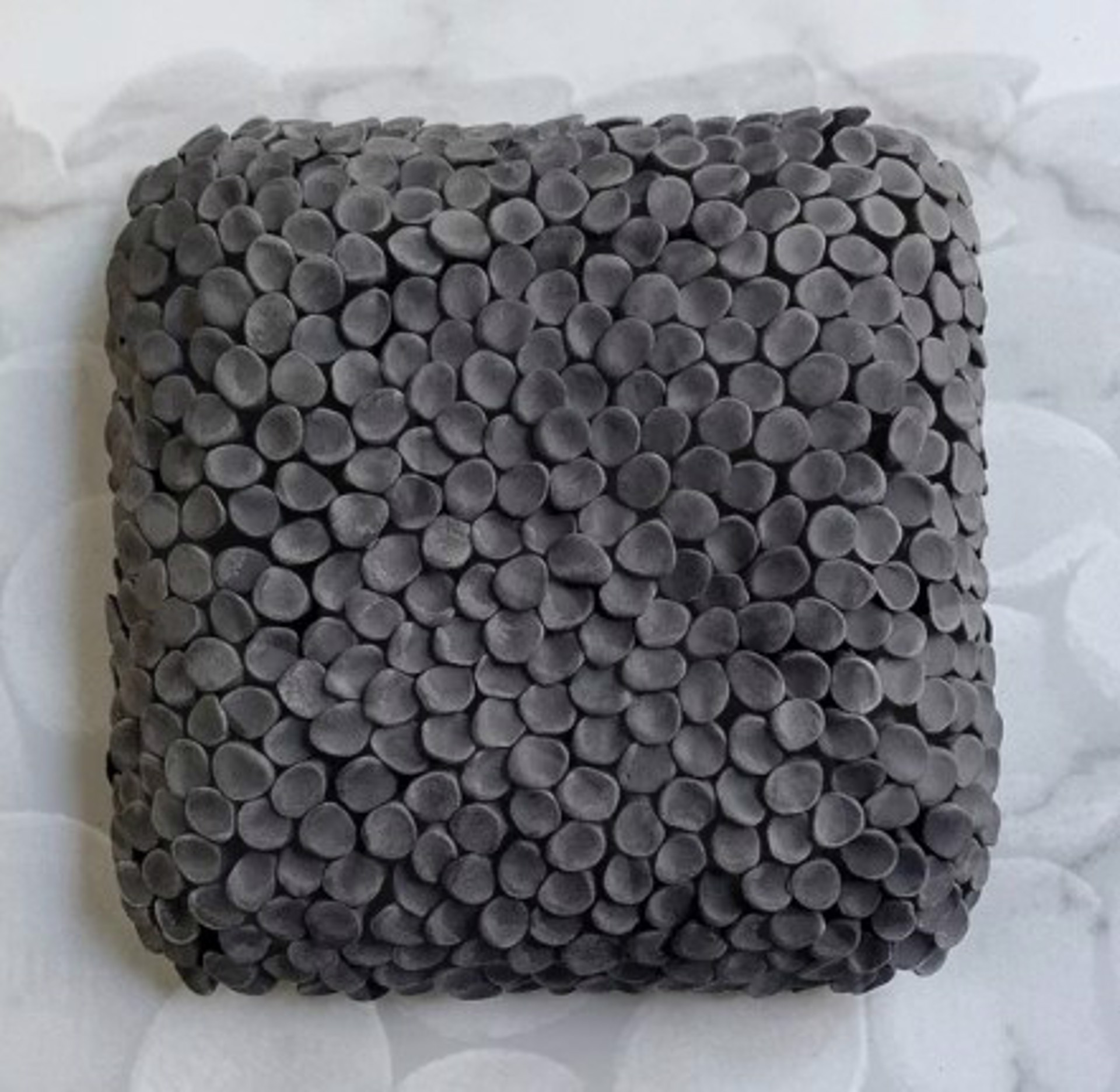 Fungi Wall Tile in Black by Heather Knight