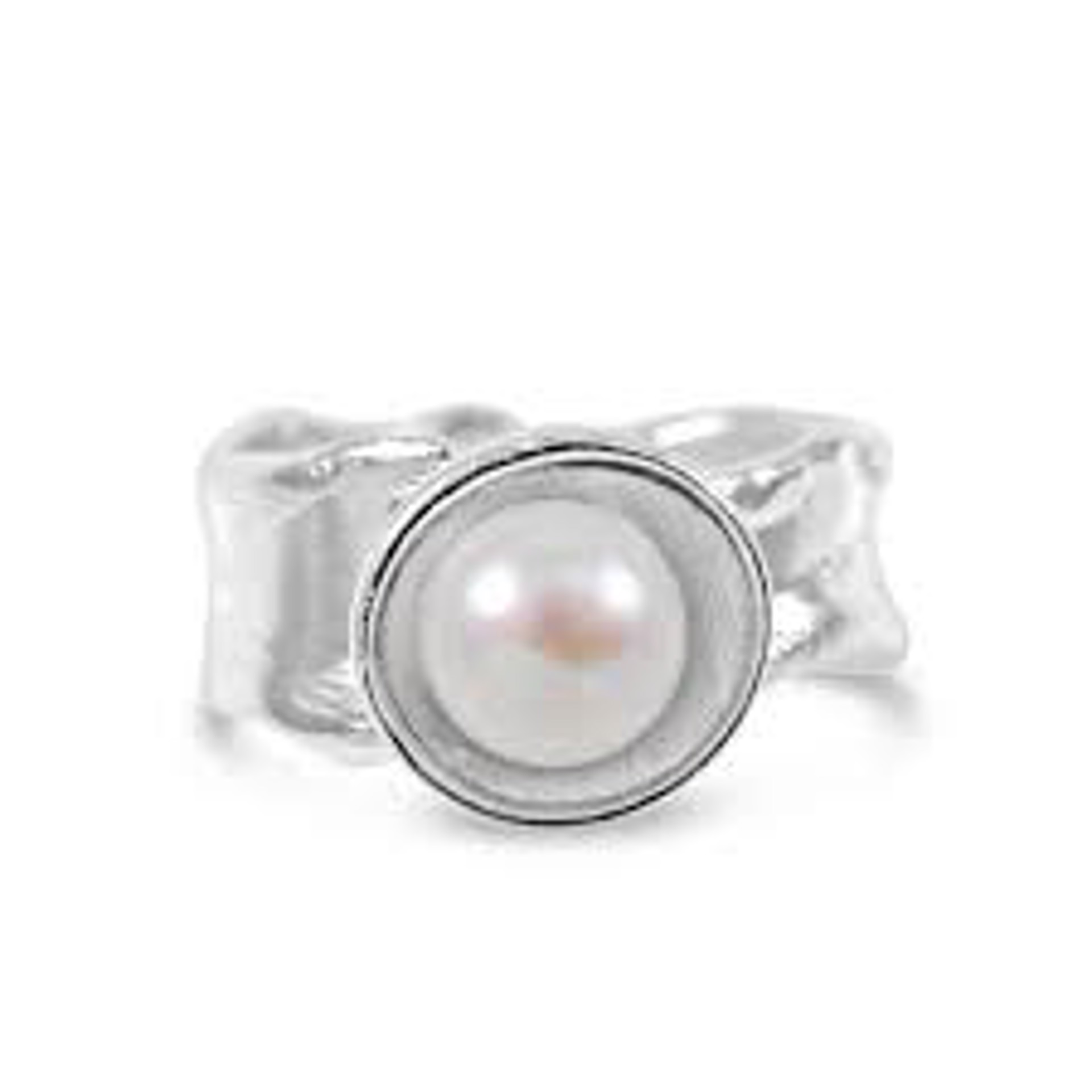Pearl Ripple Ring by Kristen Baird