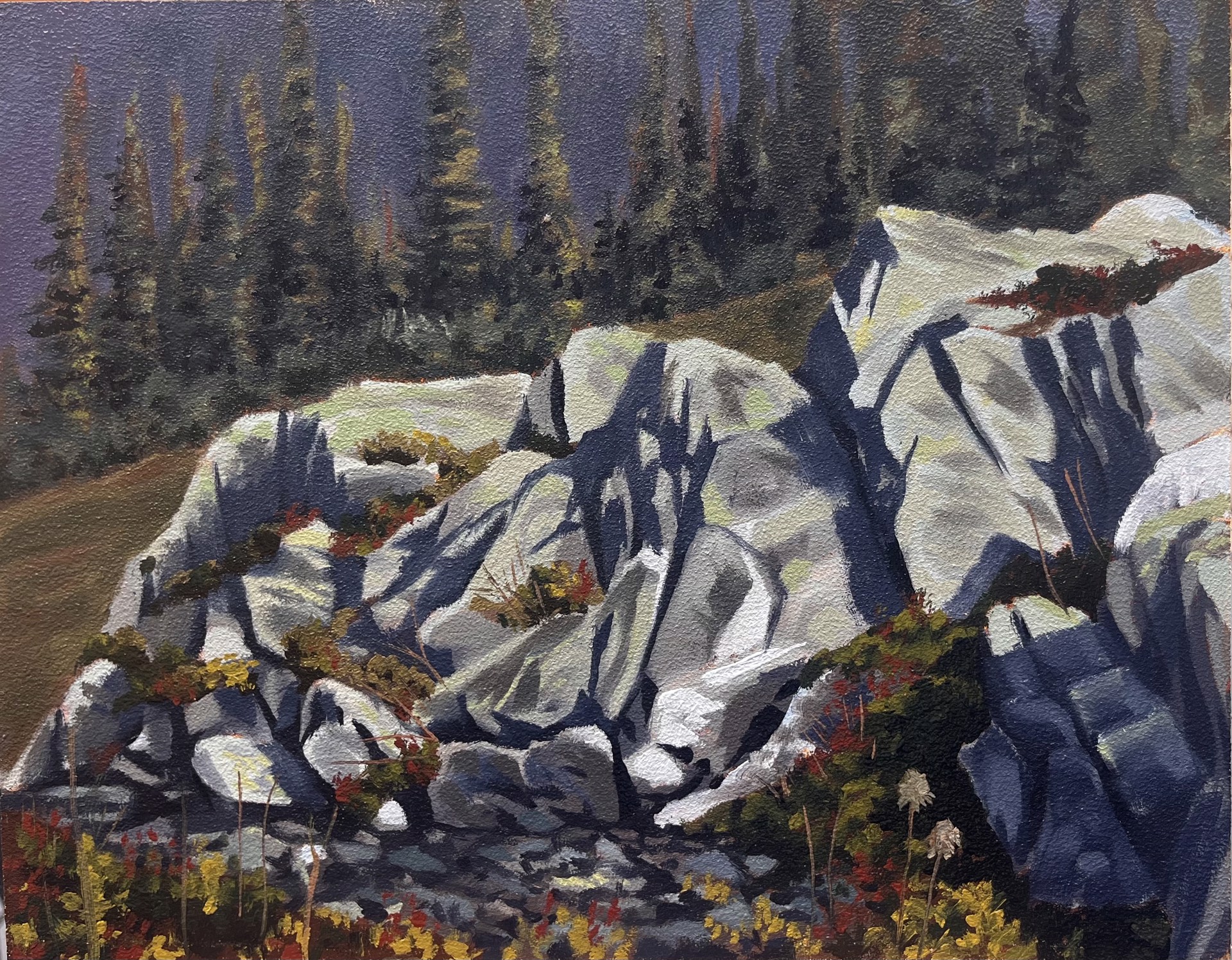 Plein Air Study - From the Lodge by Marcos Molina