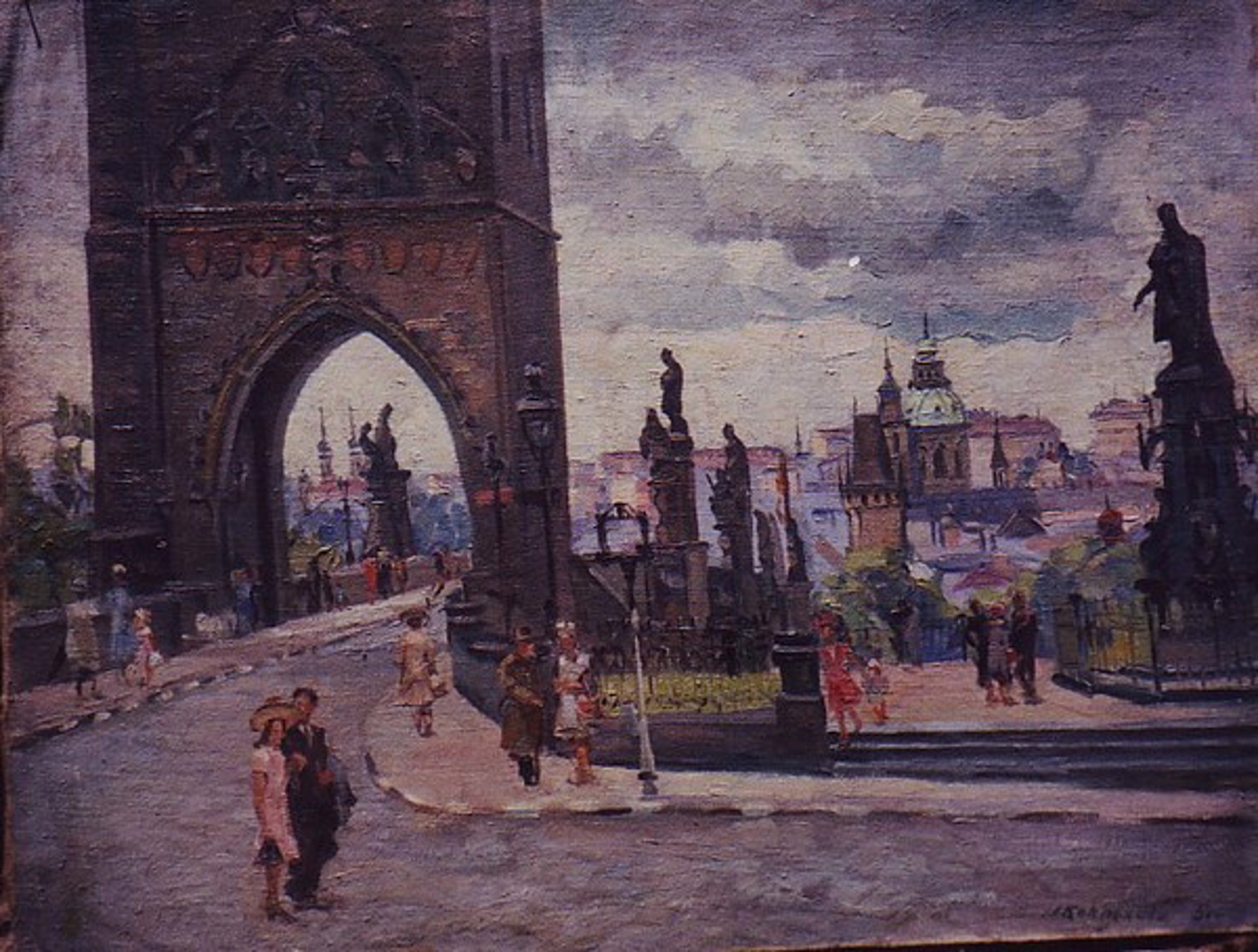 Prague, 1945 by Nadeszda Kompaniyets