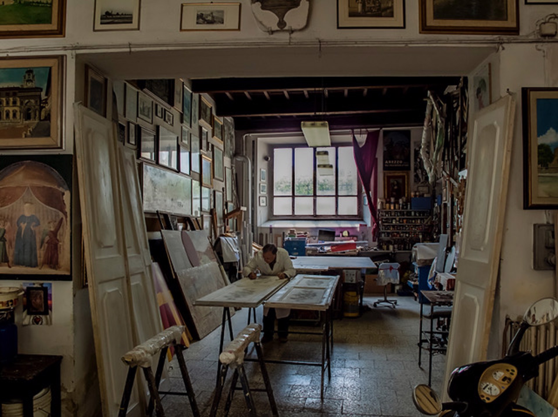 Art Restoration Studio, Arezzo, Italy by Lawrence McFarland