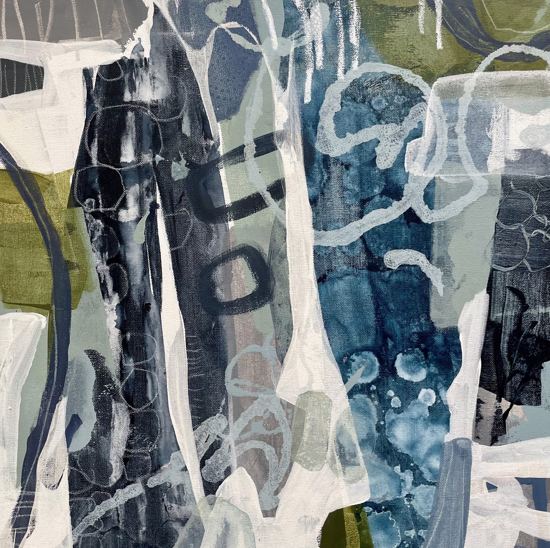 Looking for Waterfalls I by Renee Cohn