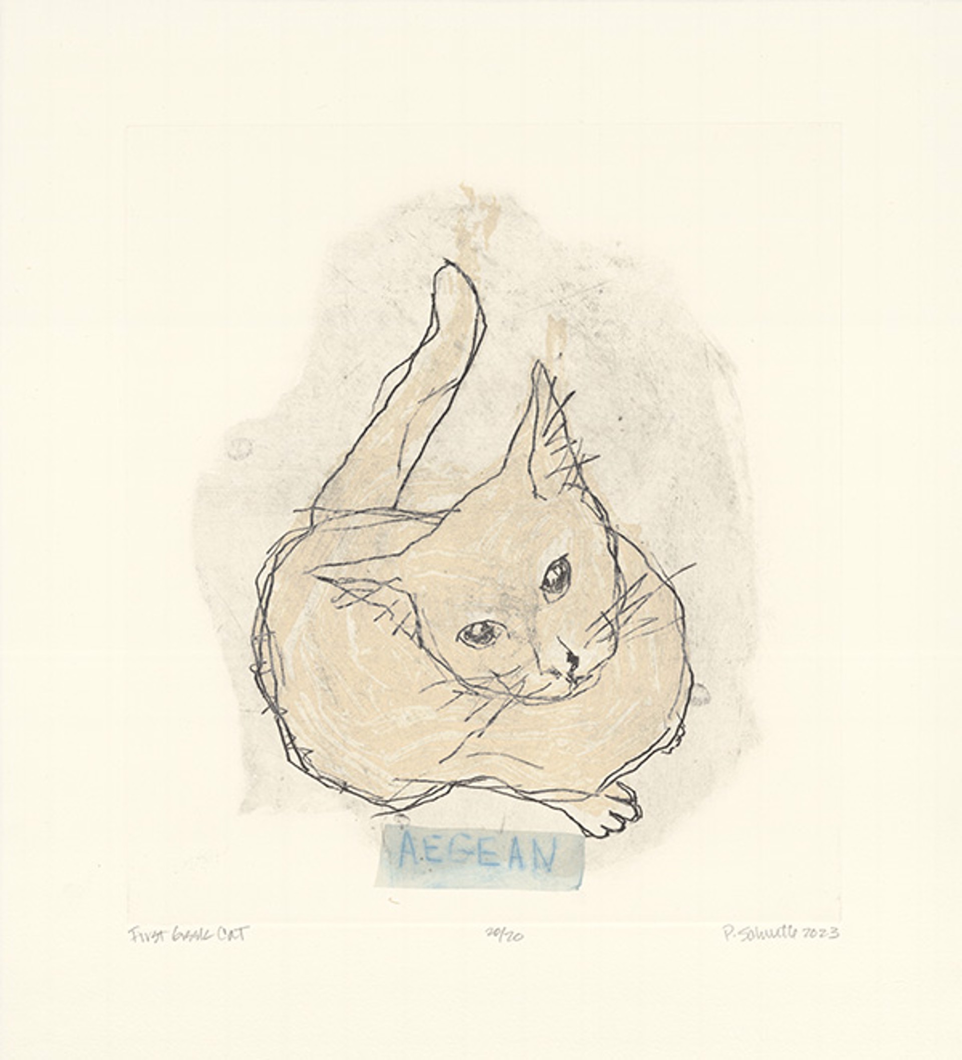 First Greek Cat by Paula Schuette Kraemer
