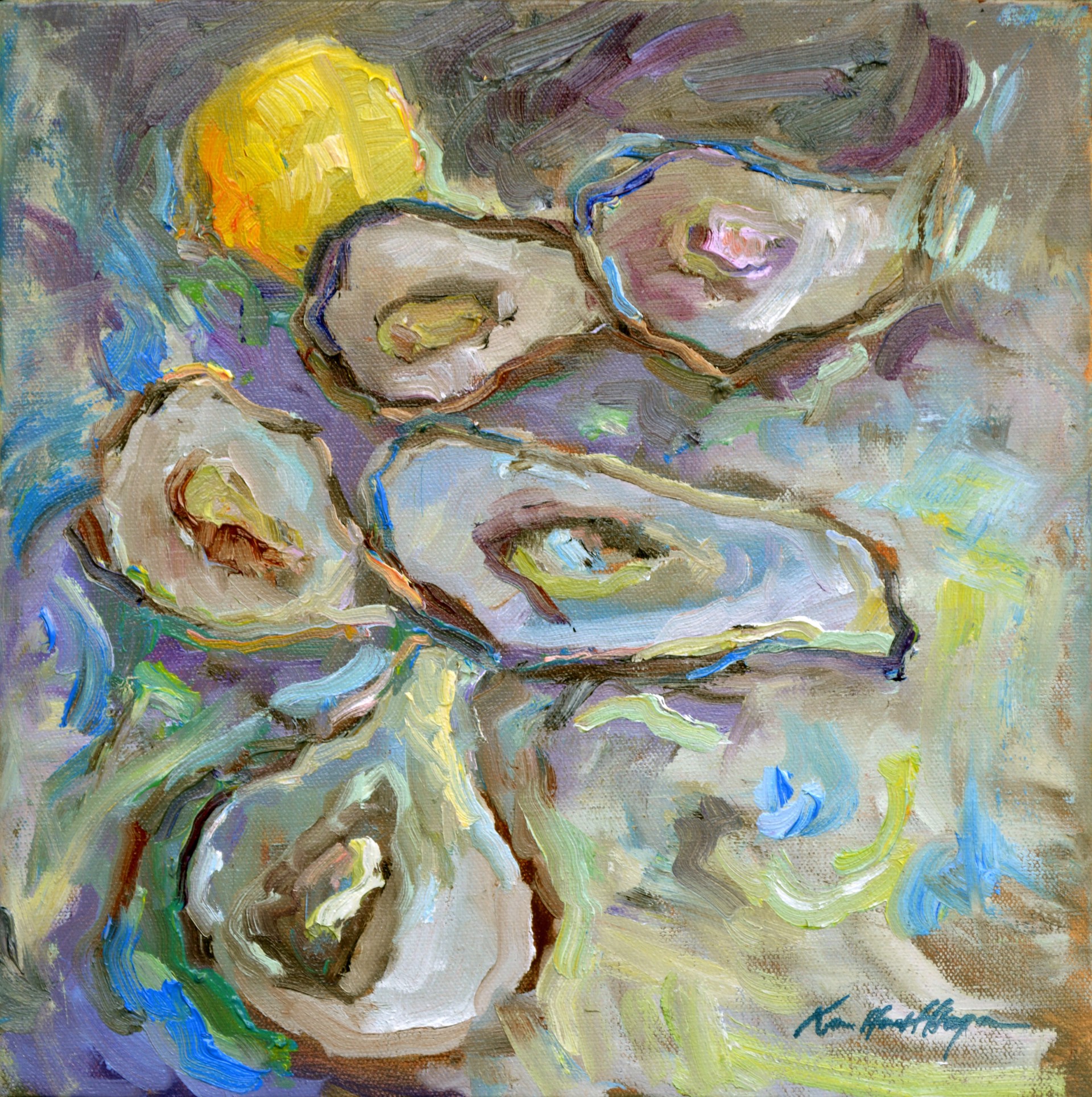 Oysters On My Table by Karen Hewitt Hagan