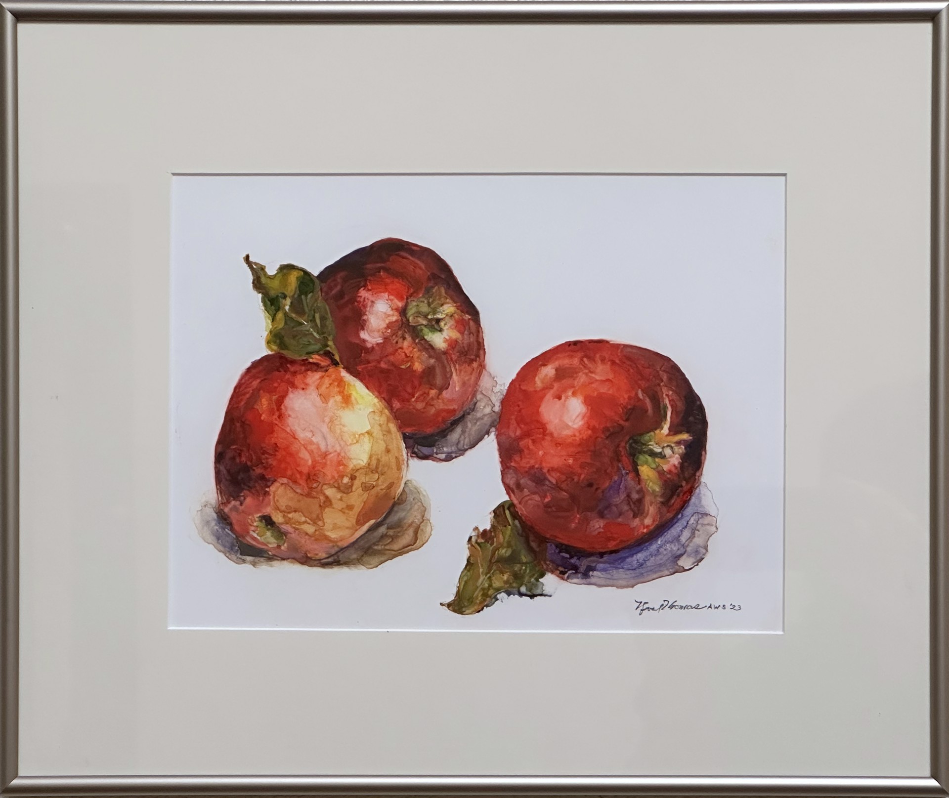 Three Apples by Noel Thomas