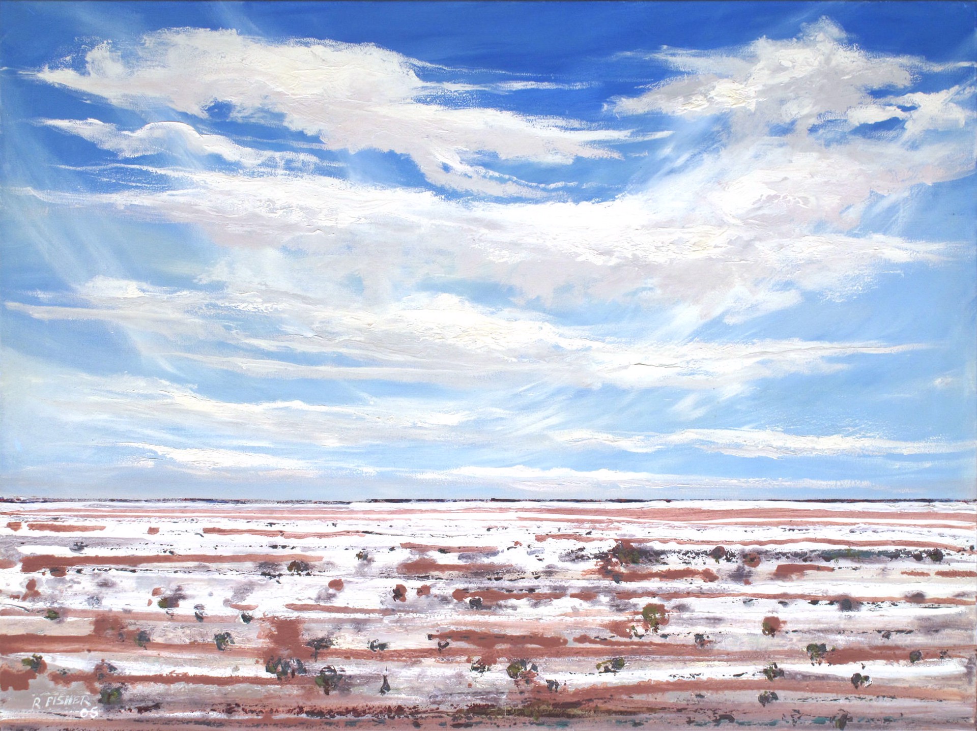 Lake Eyre - A Geologist Trek by Robert Fisher