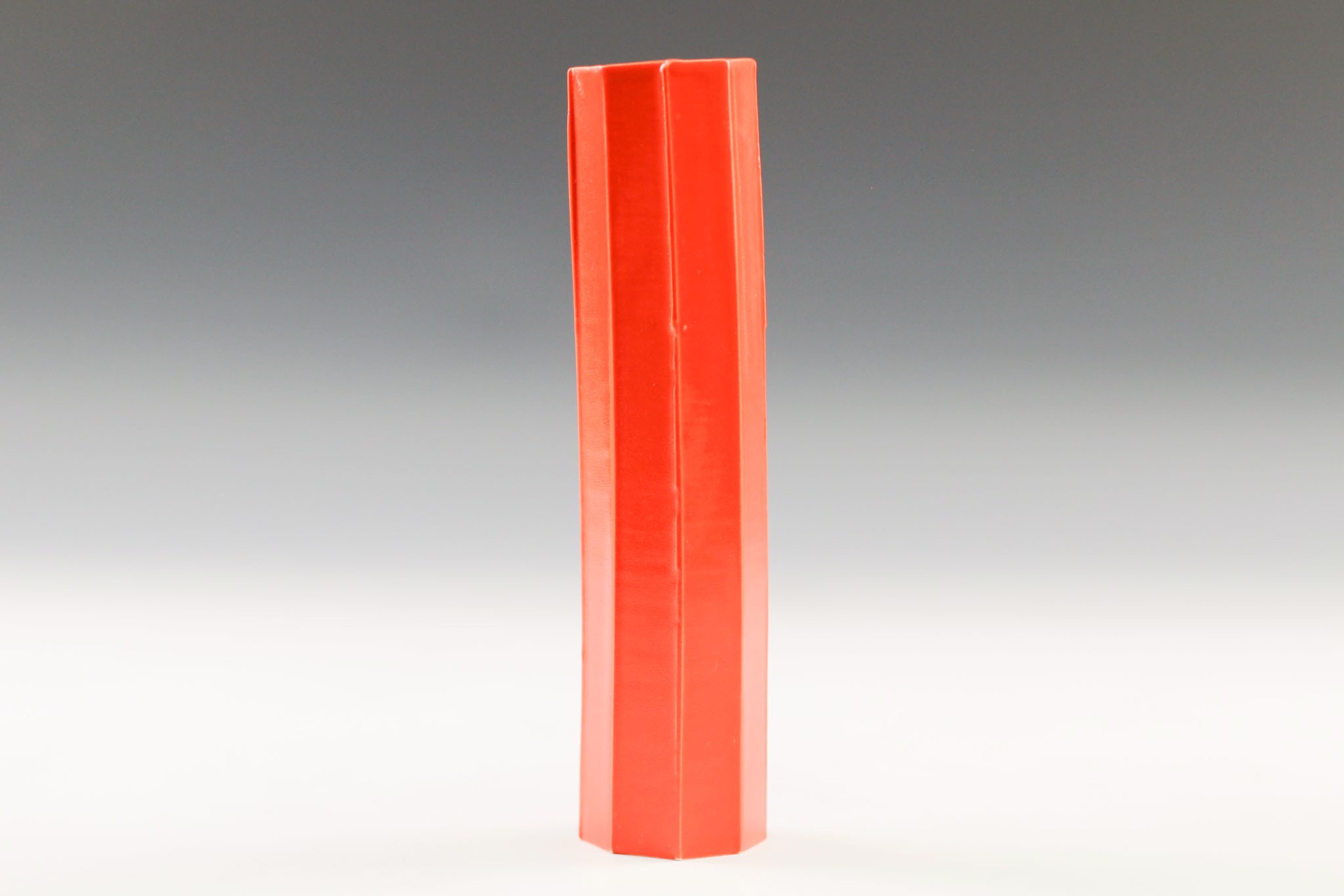 Column Vessel - orange by Daniel Garver