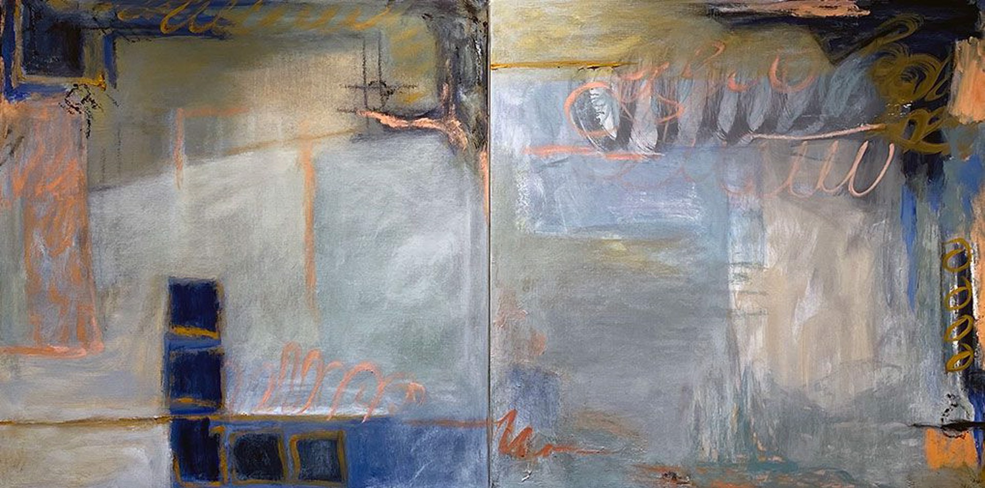 Just Another Beautiful Morning Diptych by Sherry Giryotas